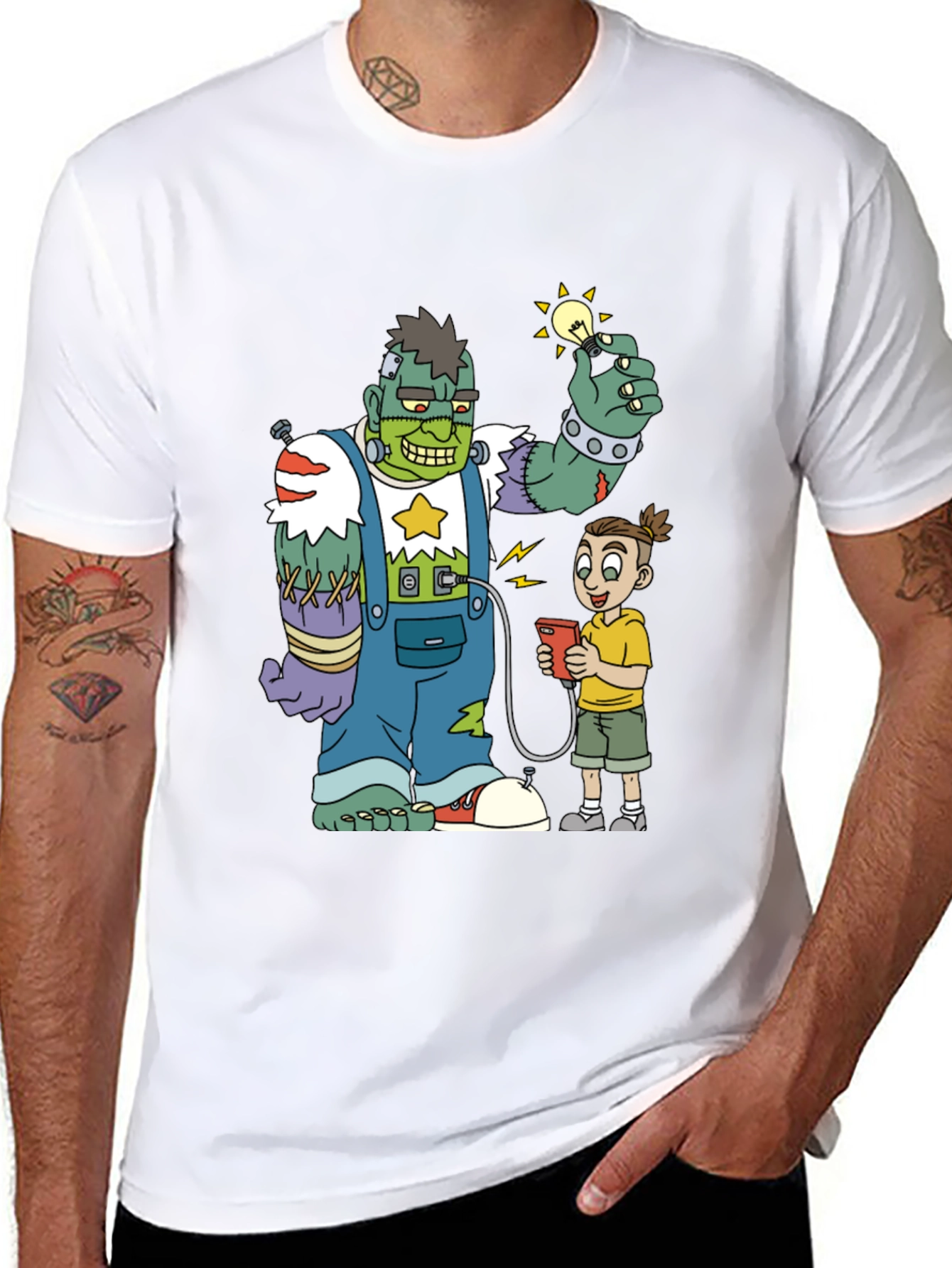 Frankenstein Monster T-Shirt - Electric Fun
