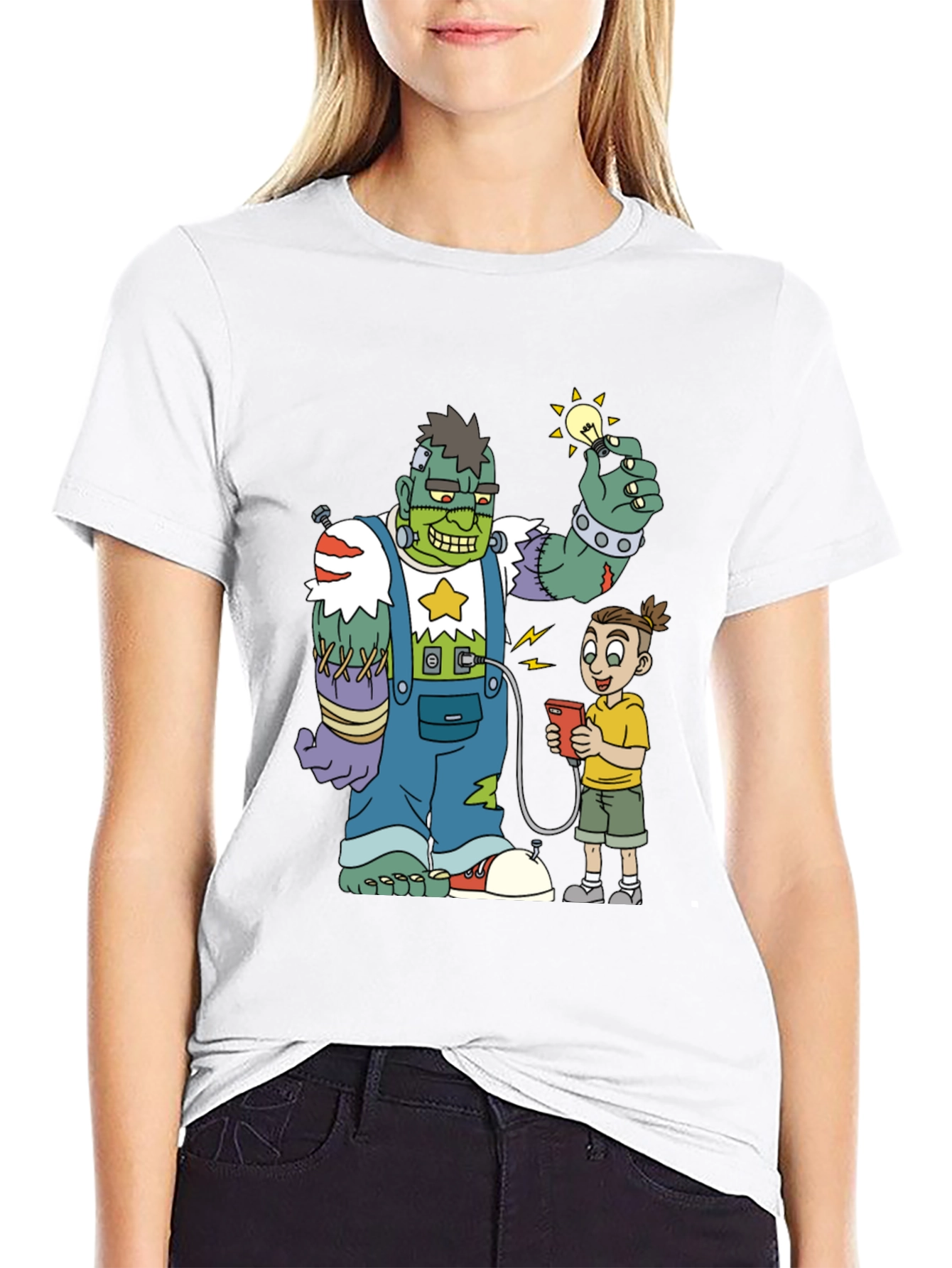 Frankenstein Monster T-Shirt - Electric Fun