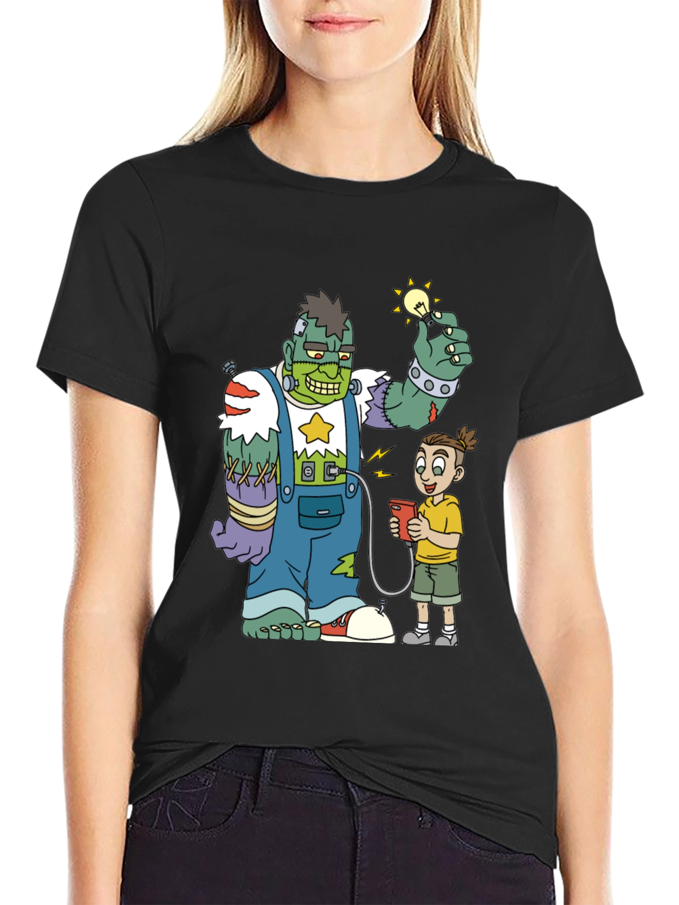 Frankenstein Monster T-Shirt - Electric Fun