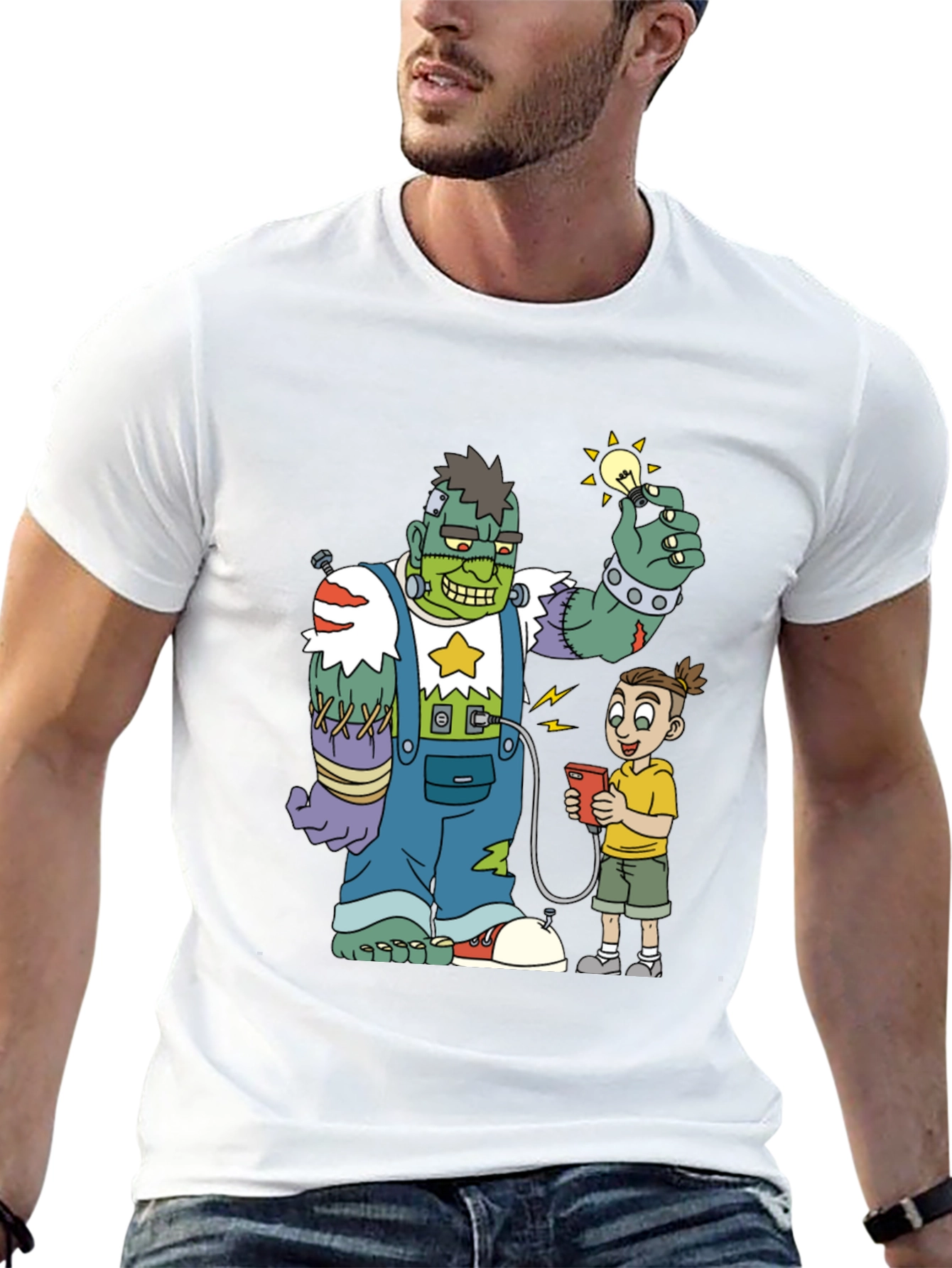 Frankenstein Monster T-Shirt - Electric Fun