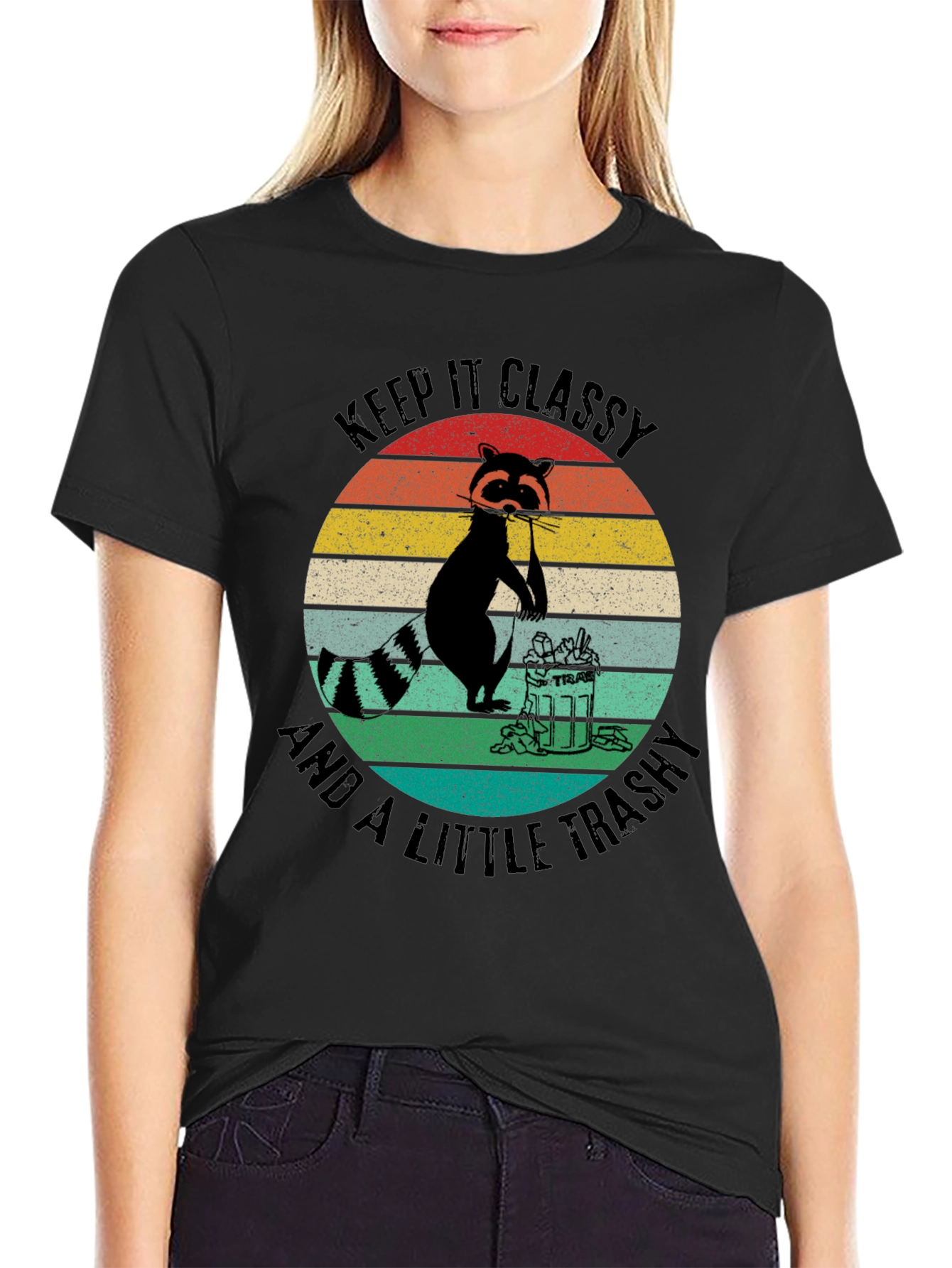 Keep it Classy Raccoon Graphic Tee