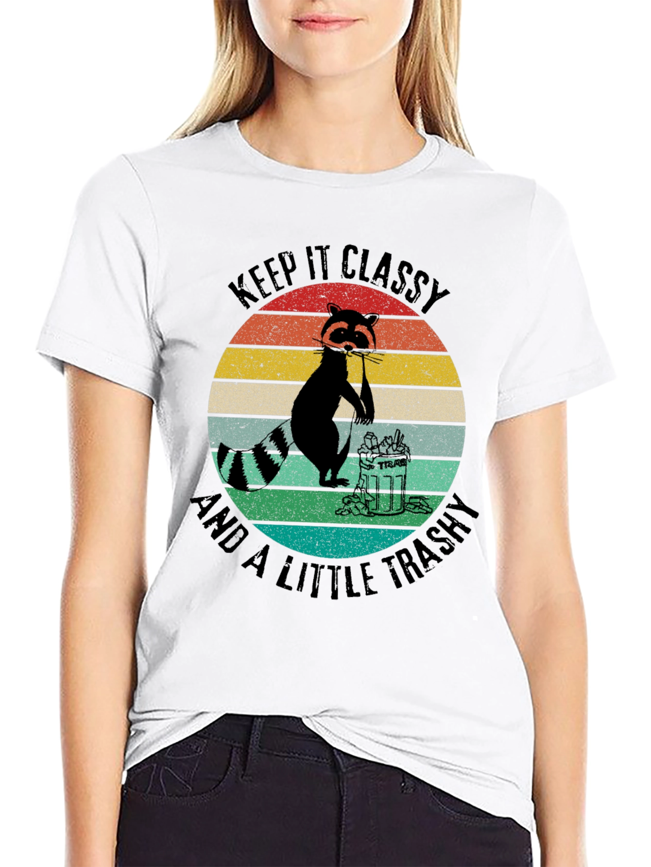 Keep it Classy Raccoon Graphic Tee