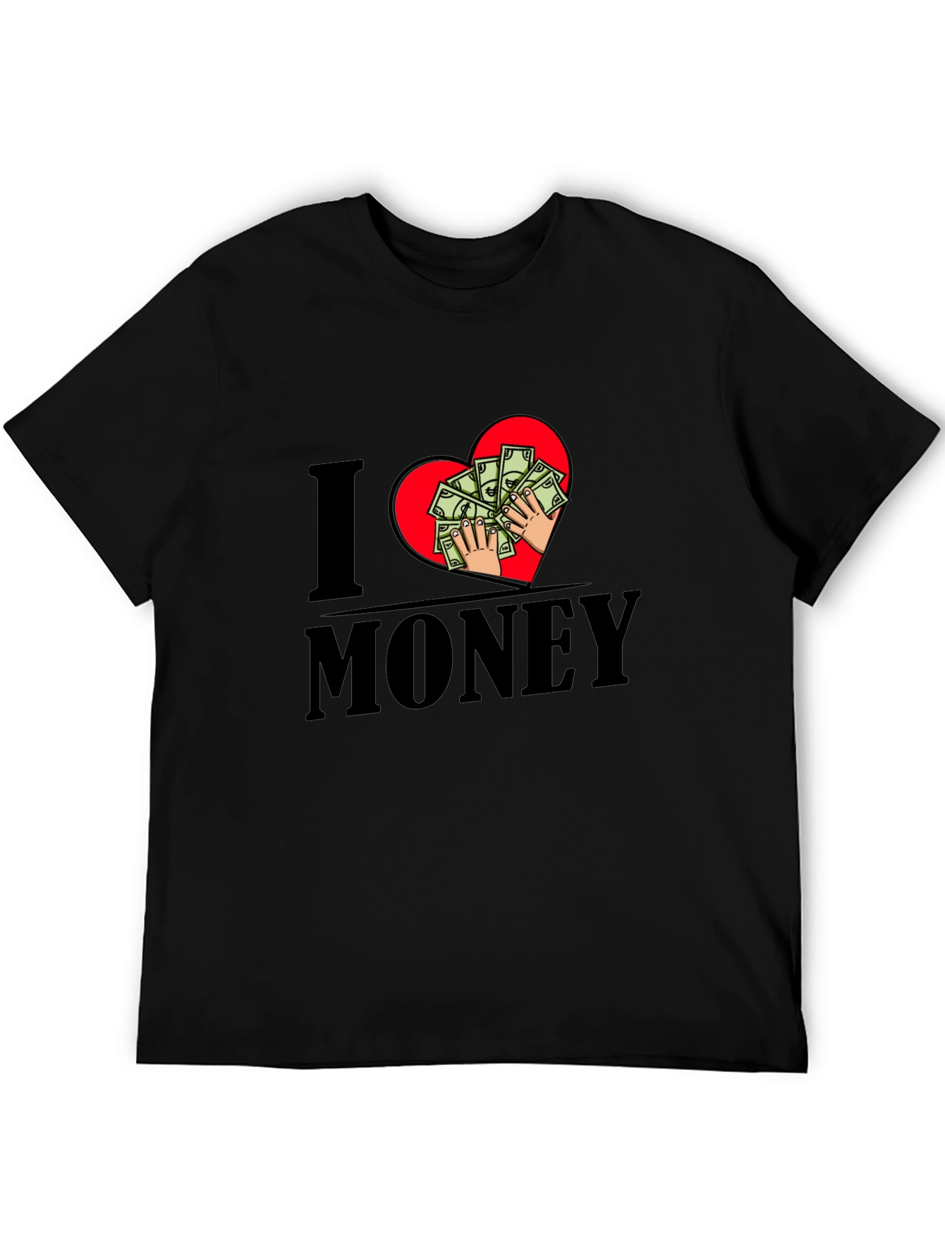 I Heart Money T-Shirt - Graphic Print Tee