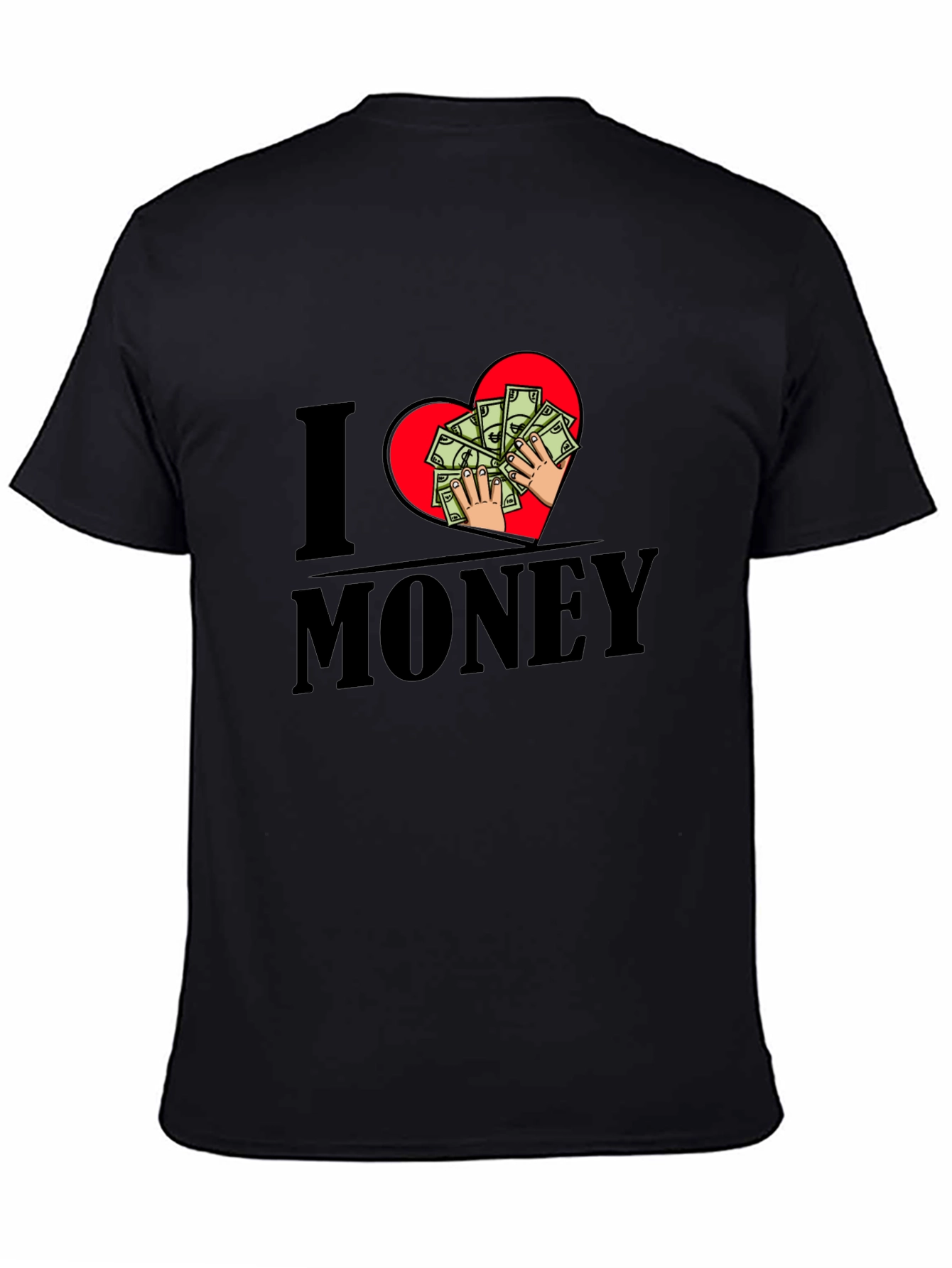 I Heart Money T-Shirt - Graphic Print Tee