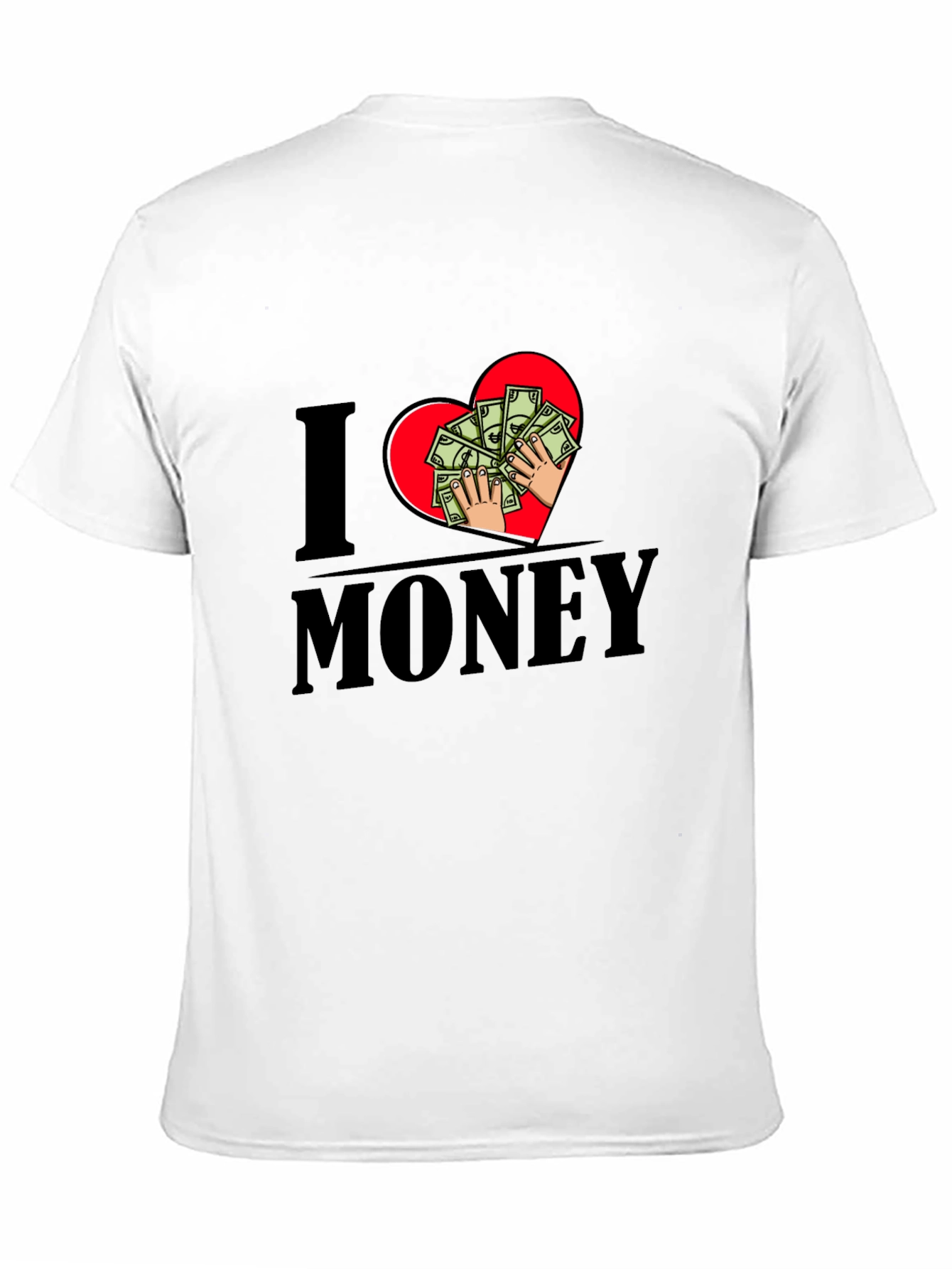 I Heart Money T-Shirt - Graphic Print Tee