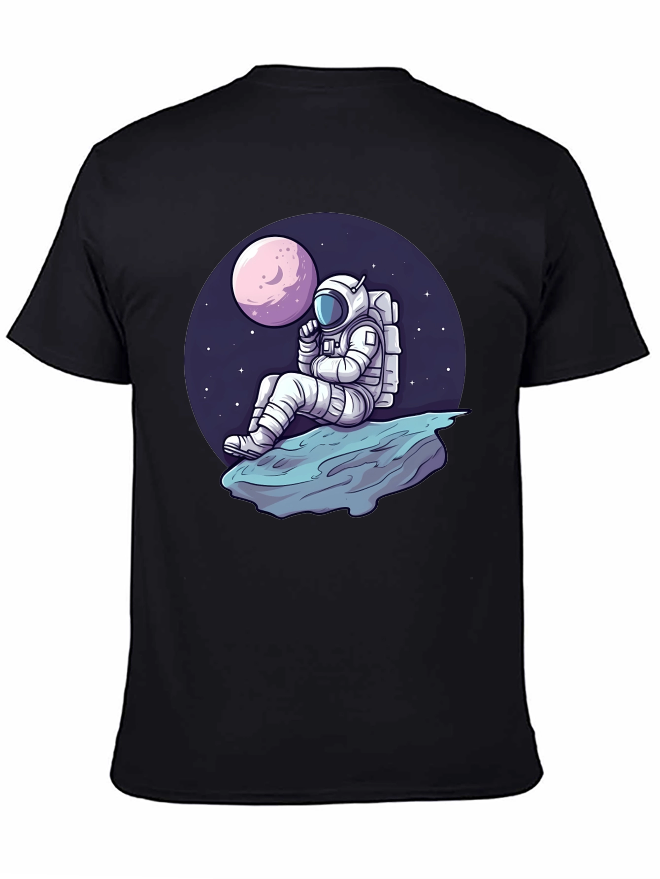 Astronaut on Moon T-Shirt - Space Adventure Tee