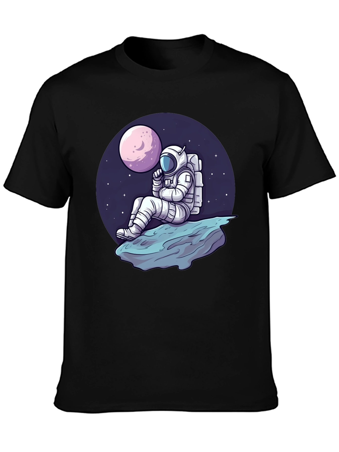 Astronaut on Moon T-Shirt - Space Adventure Tee