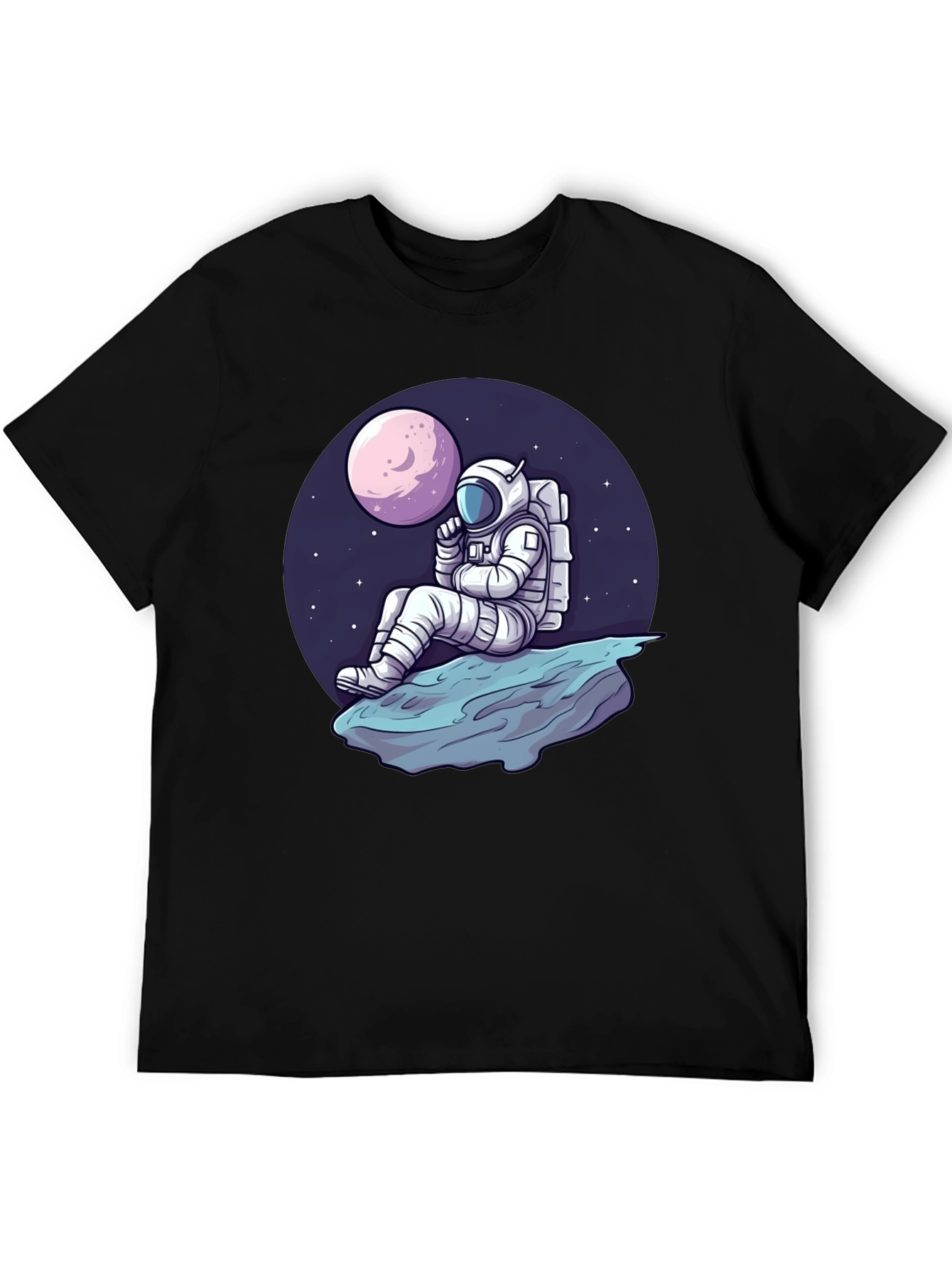 Astronaut on Moon T-Shirt - Space Adventure Tee