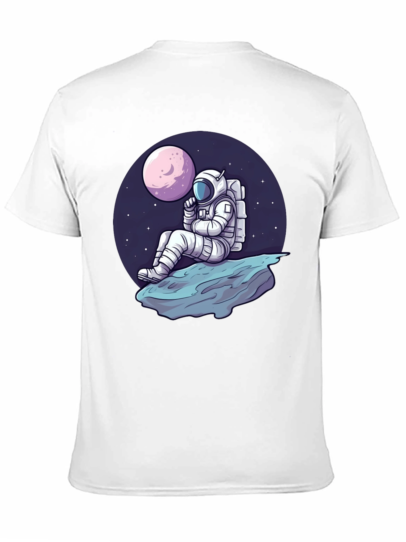 Astronaut on Moon T-Shirt - Space Adventure Tee