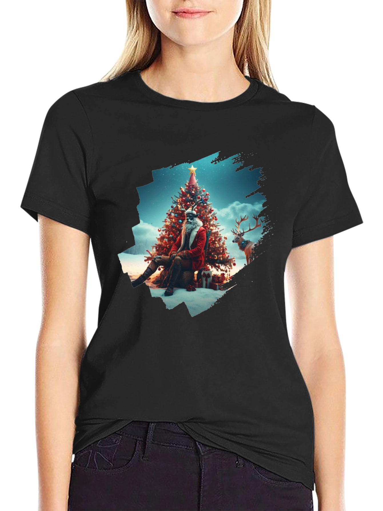 Festive Santa Christmas T-Shirt