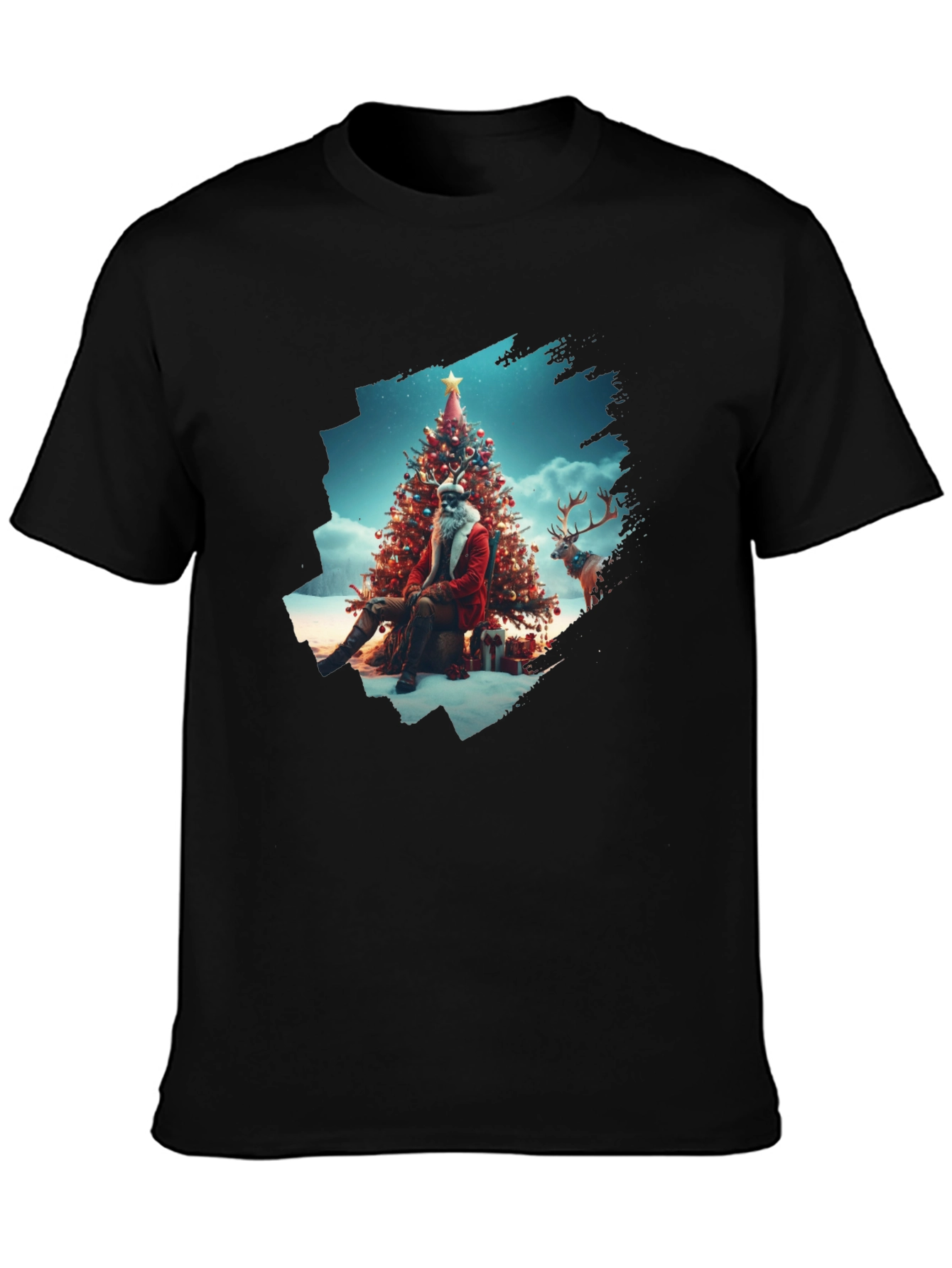 Festive Santa Christmas T-Shirt