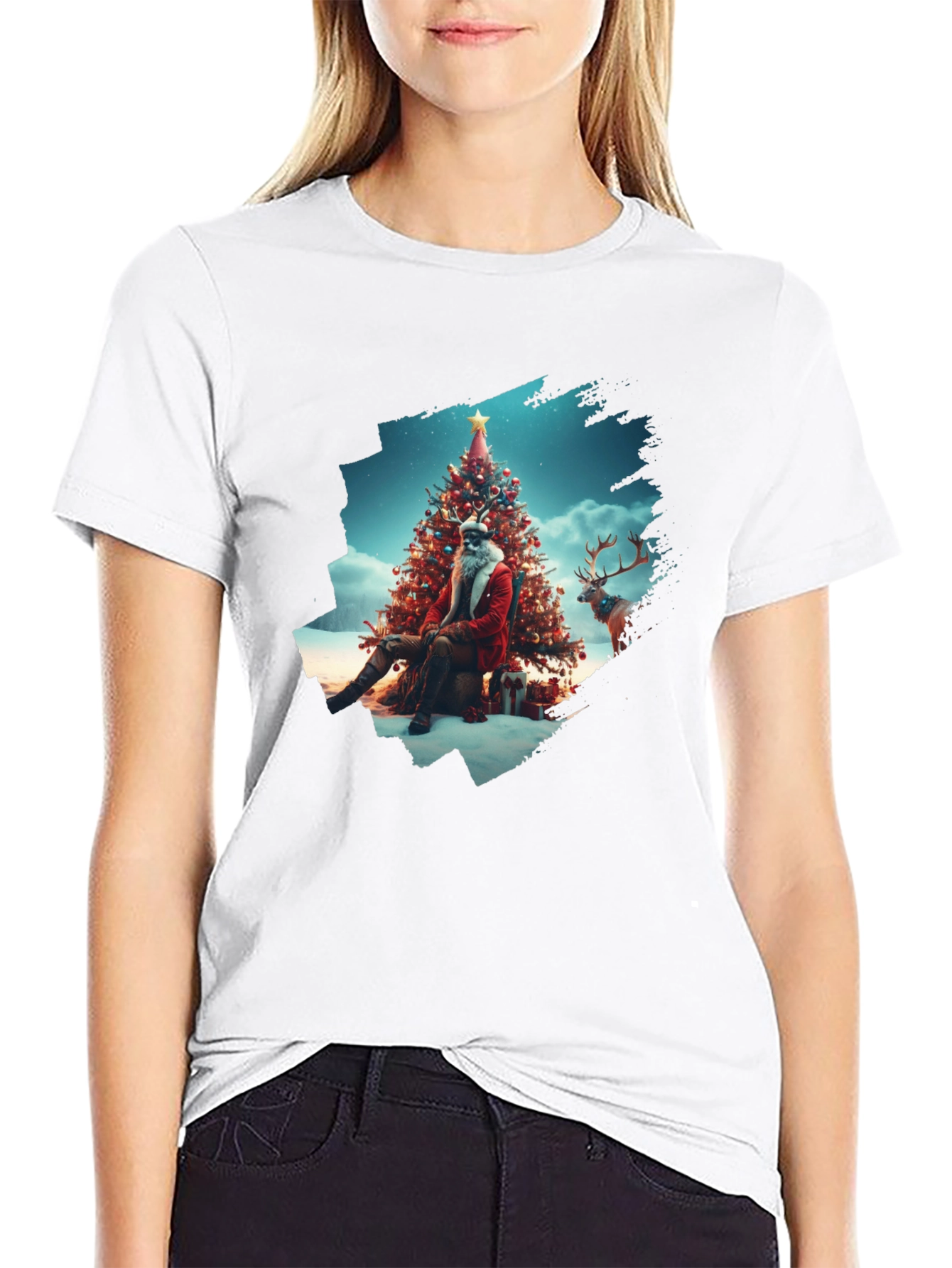 Festive Santa Christmas T-Shirt