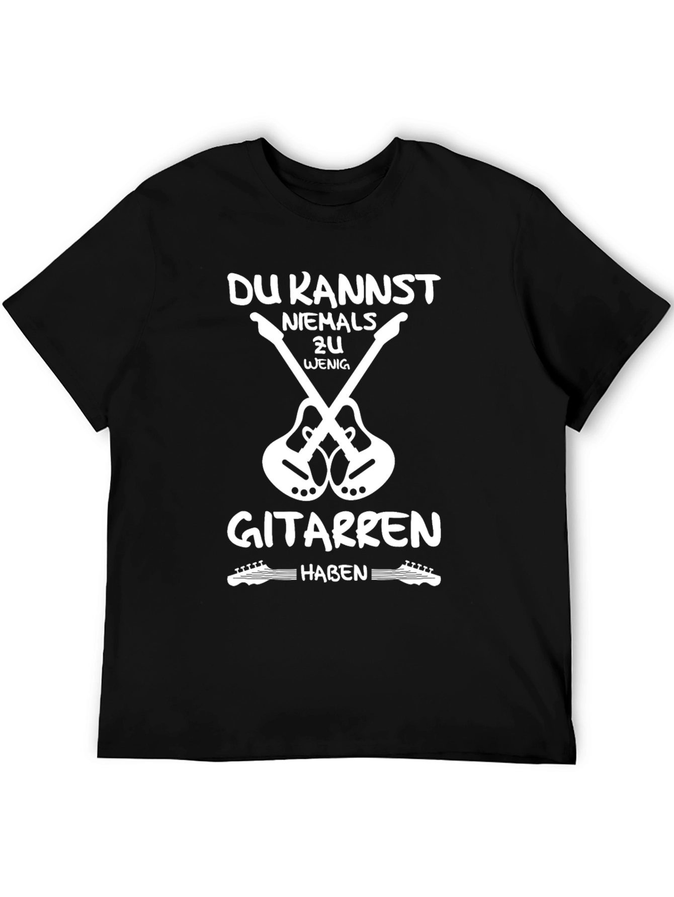 Guitar Lovers T-Shirt: Never Too Many Guitars