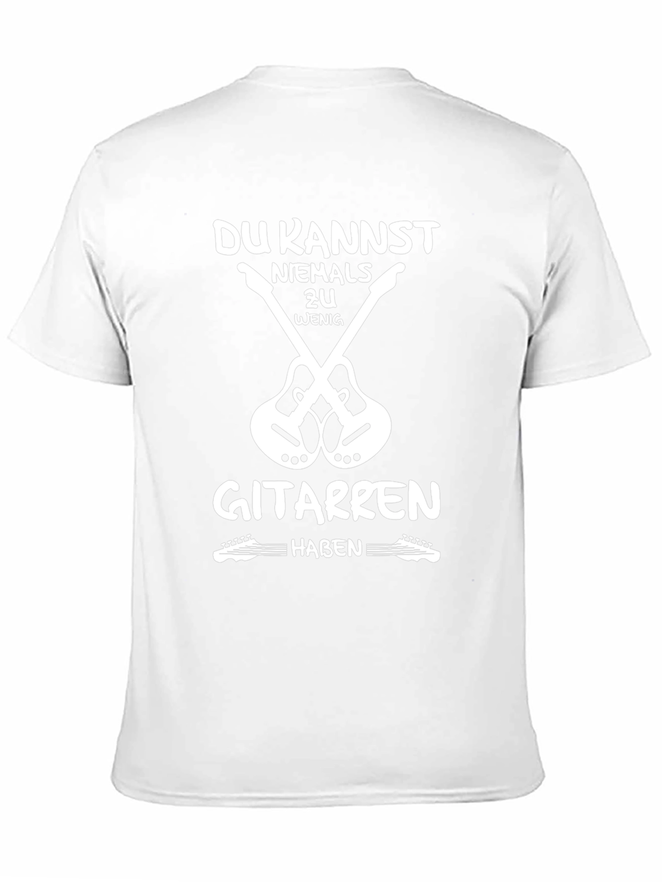 Guitar Lovers T-Shirt: Never Too Many Guitars