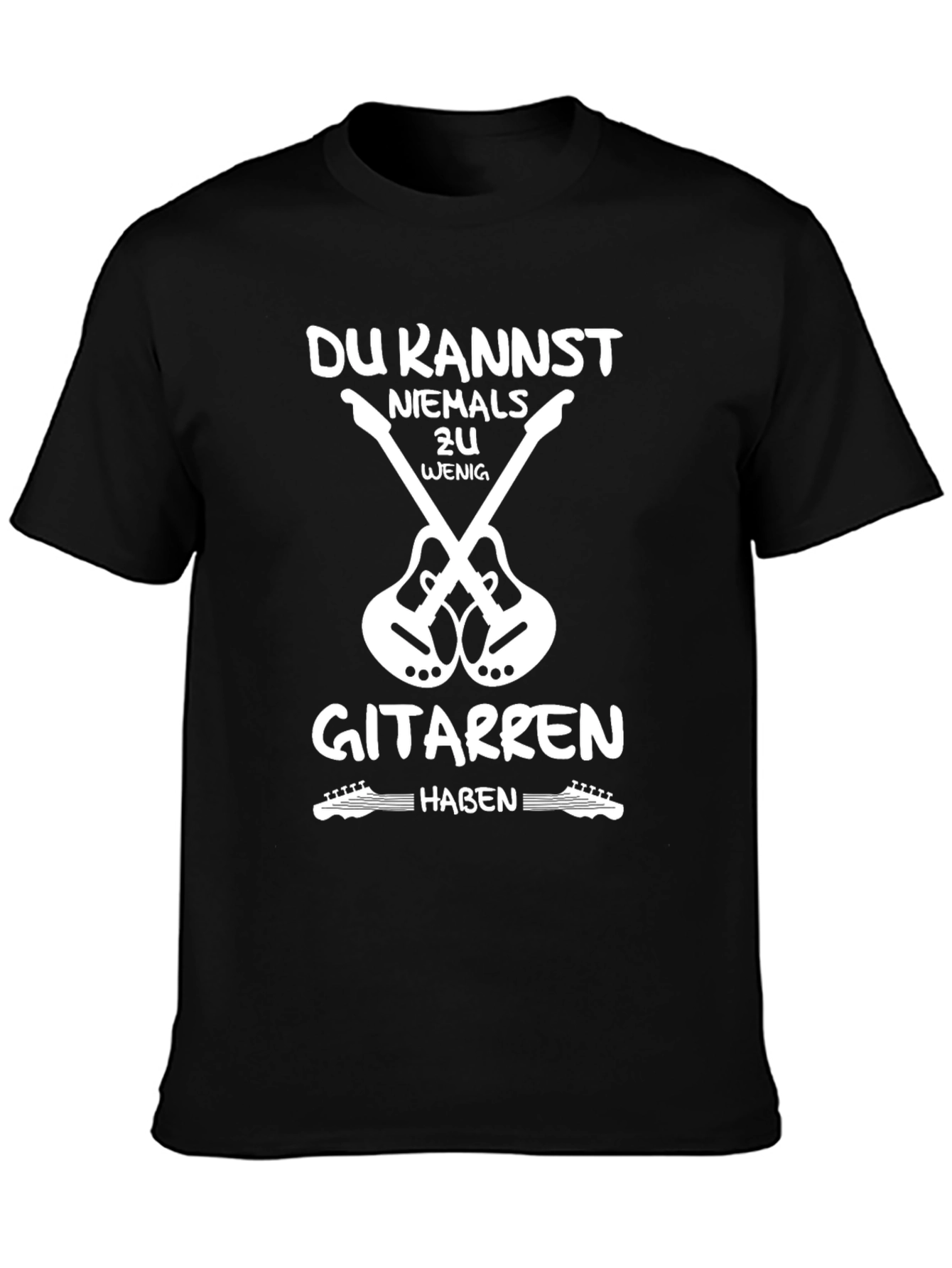 Guitar Lovers T-Shirt: Never Too Many Guitars