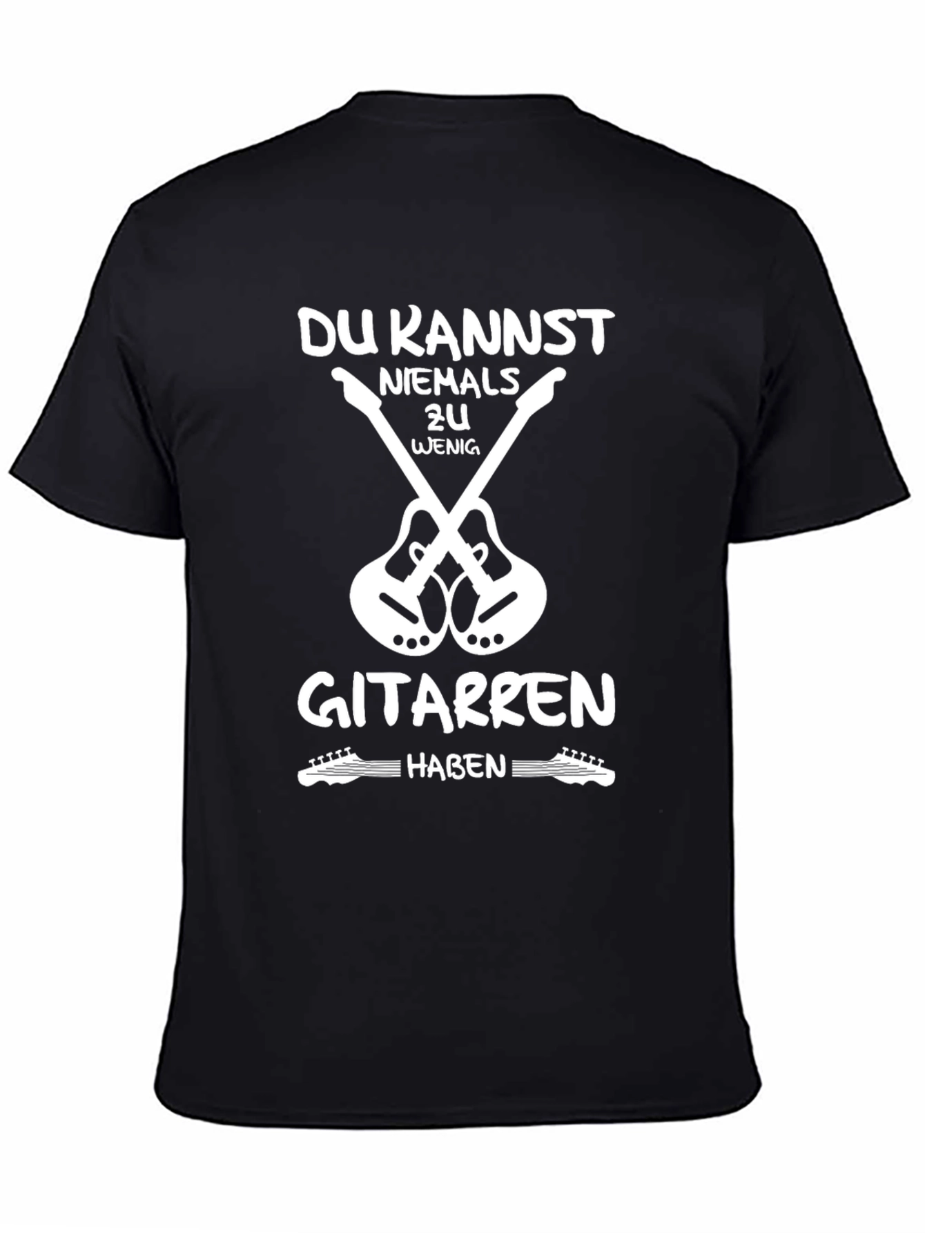 Guitar Lovers T-Shirt: Never Too Many Guitars