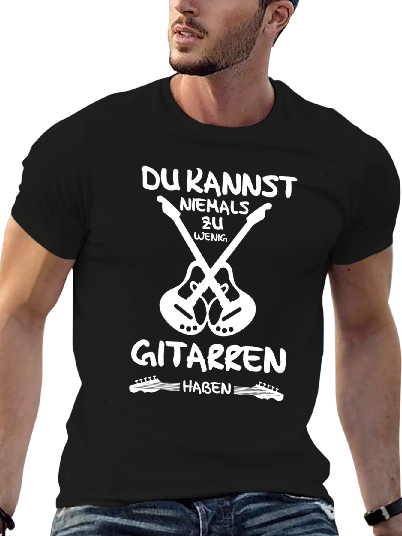 Guitar Lovers T-Shirt: Never Too Many Guitars