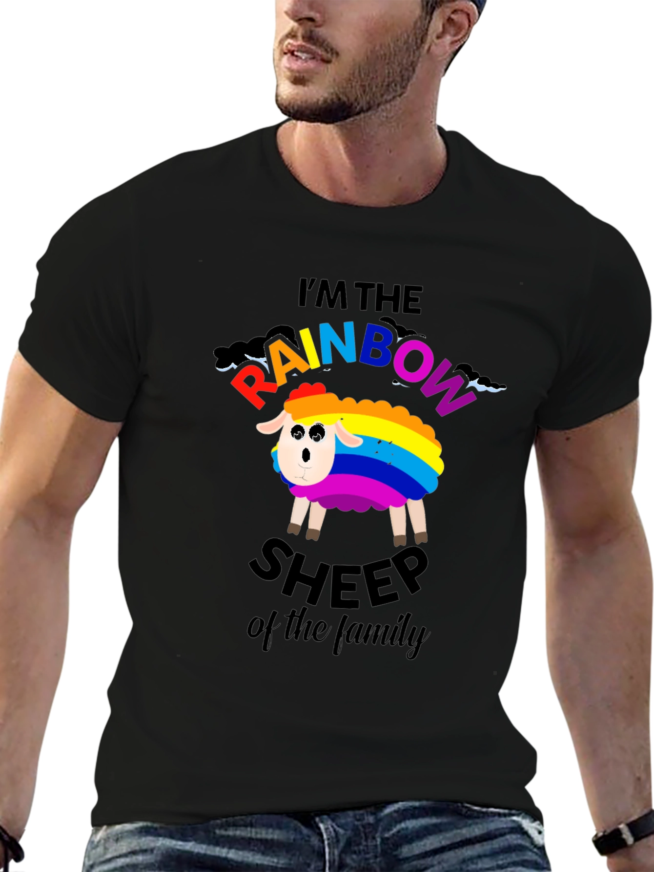 Rainbow Sheep T-Shirt - LGBTQ+ Pride Apparel