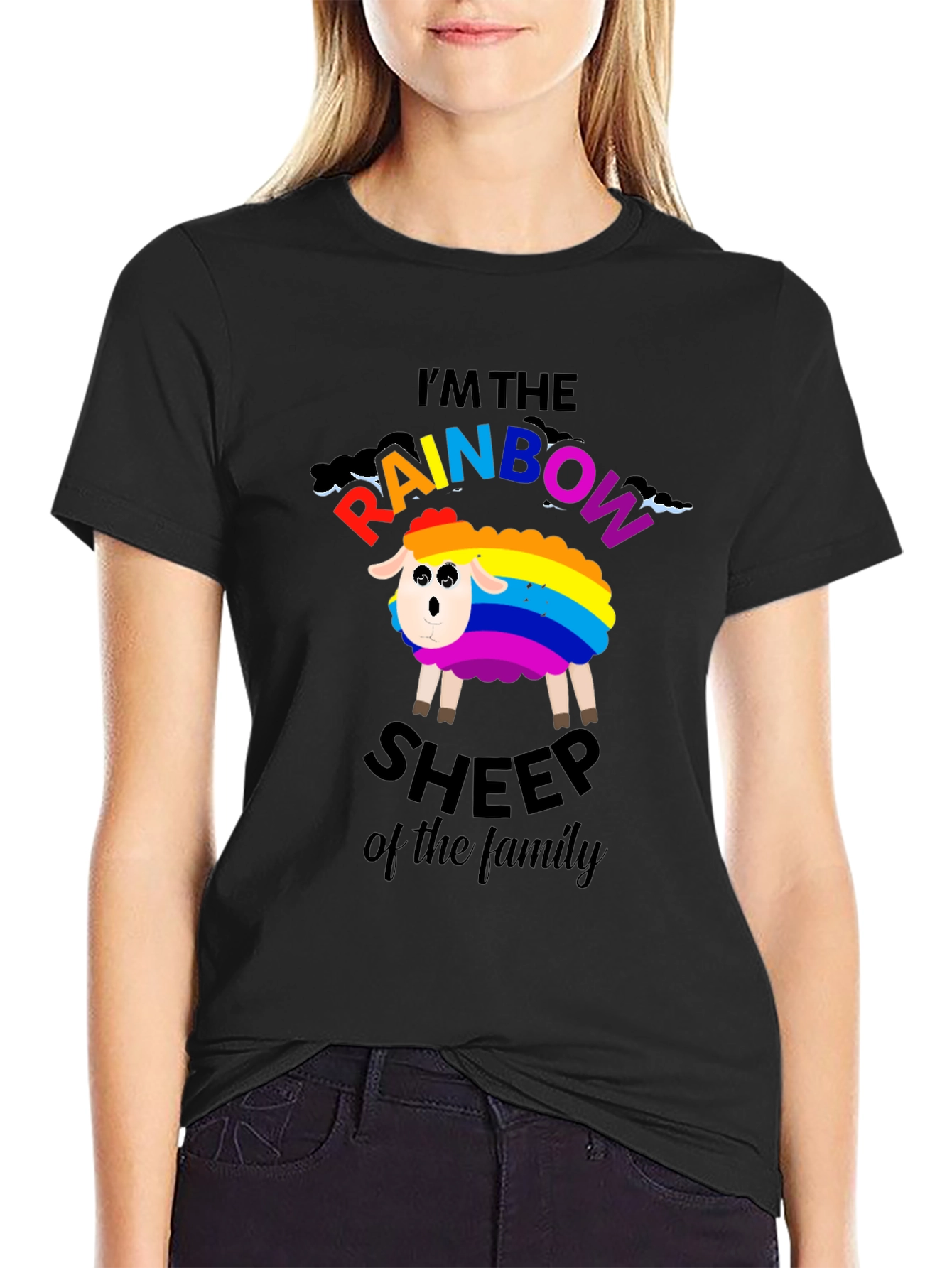 Rainbow Sheep T-Shirt - LGBTQ+ Pride Apparel
