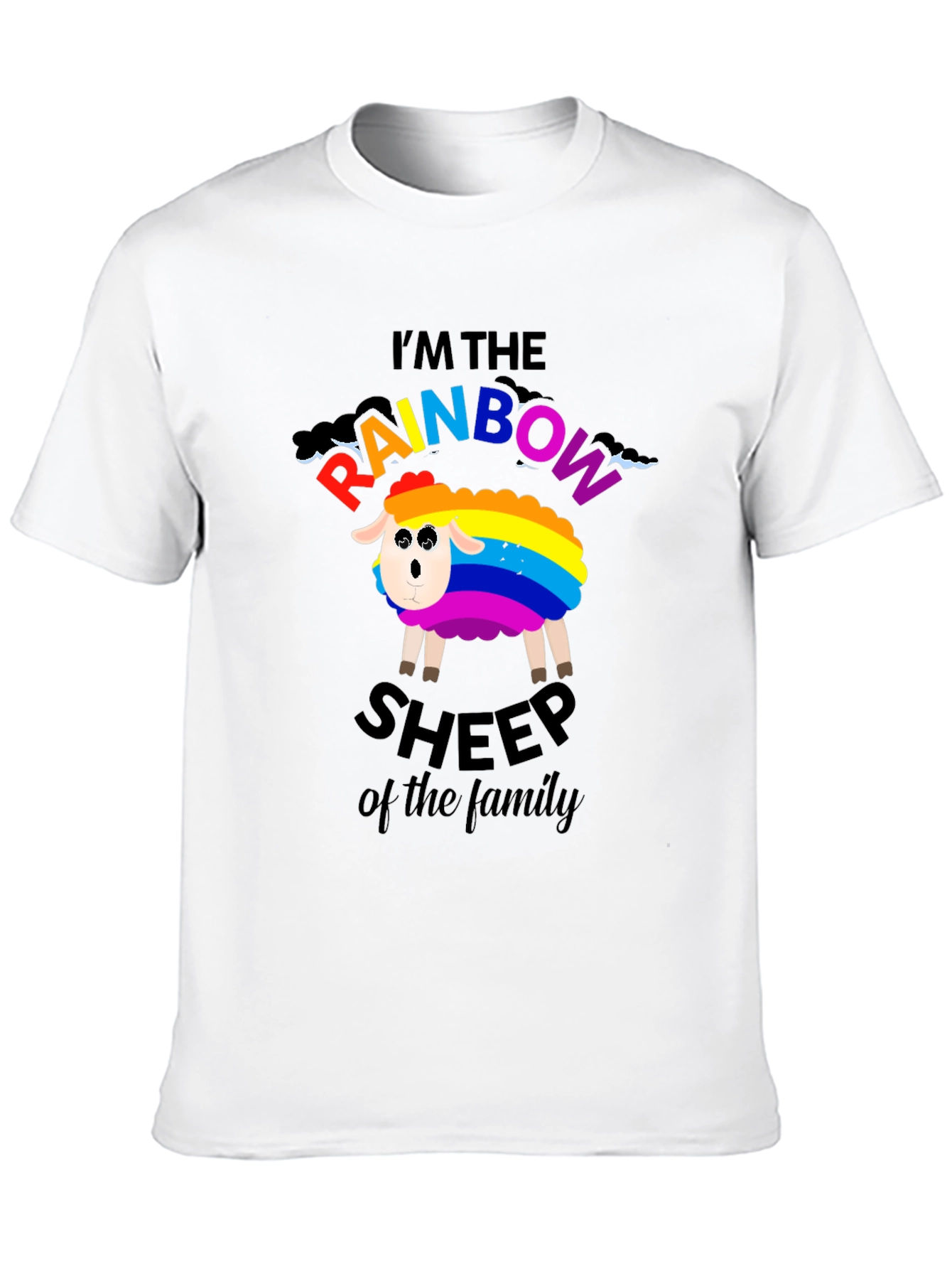Rainbow Sheep T-Shirt - LGBTQ+ Pride Apparel