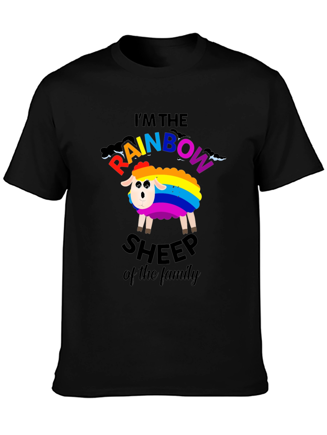 Rainbow Sheep T-Shirt - LGBTQ+ Pride Apparel
