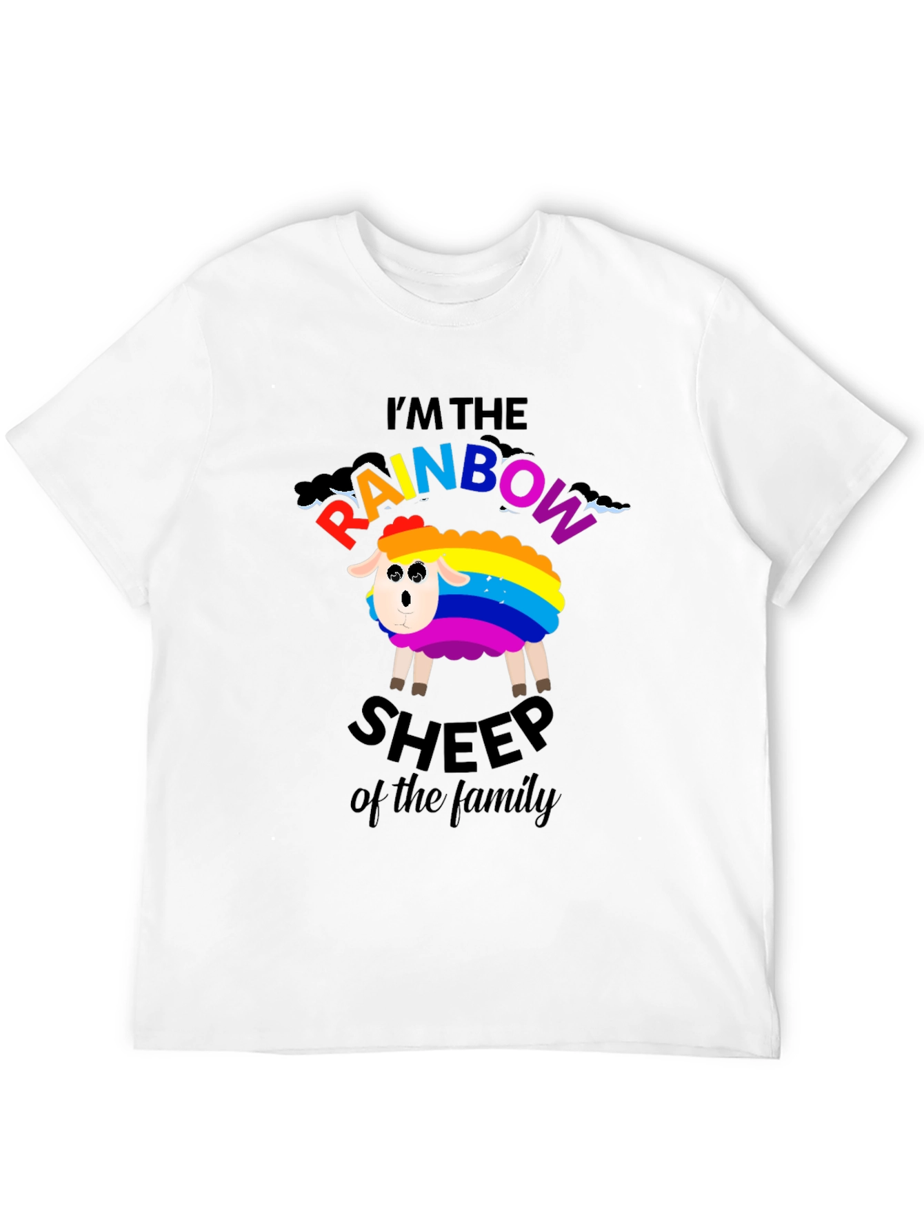 Rainbow Sheep T-Shirt - LGBTQ+ Pride Apparel
