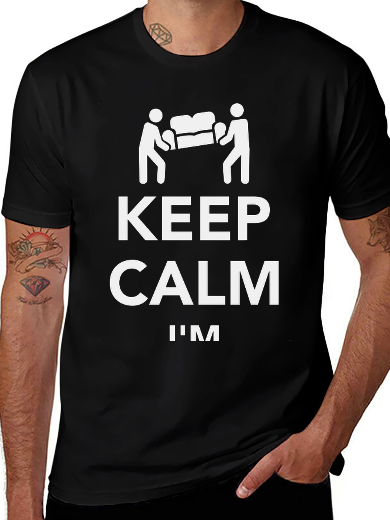Keep Calm Im Moving T-Shirt