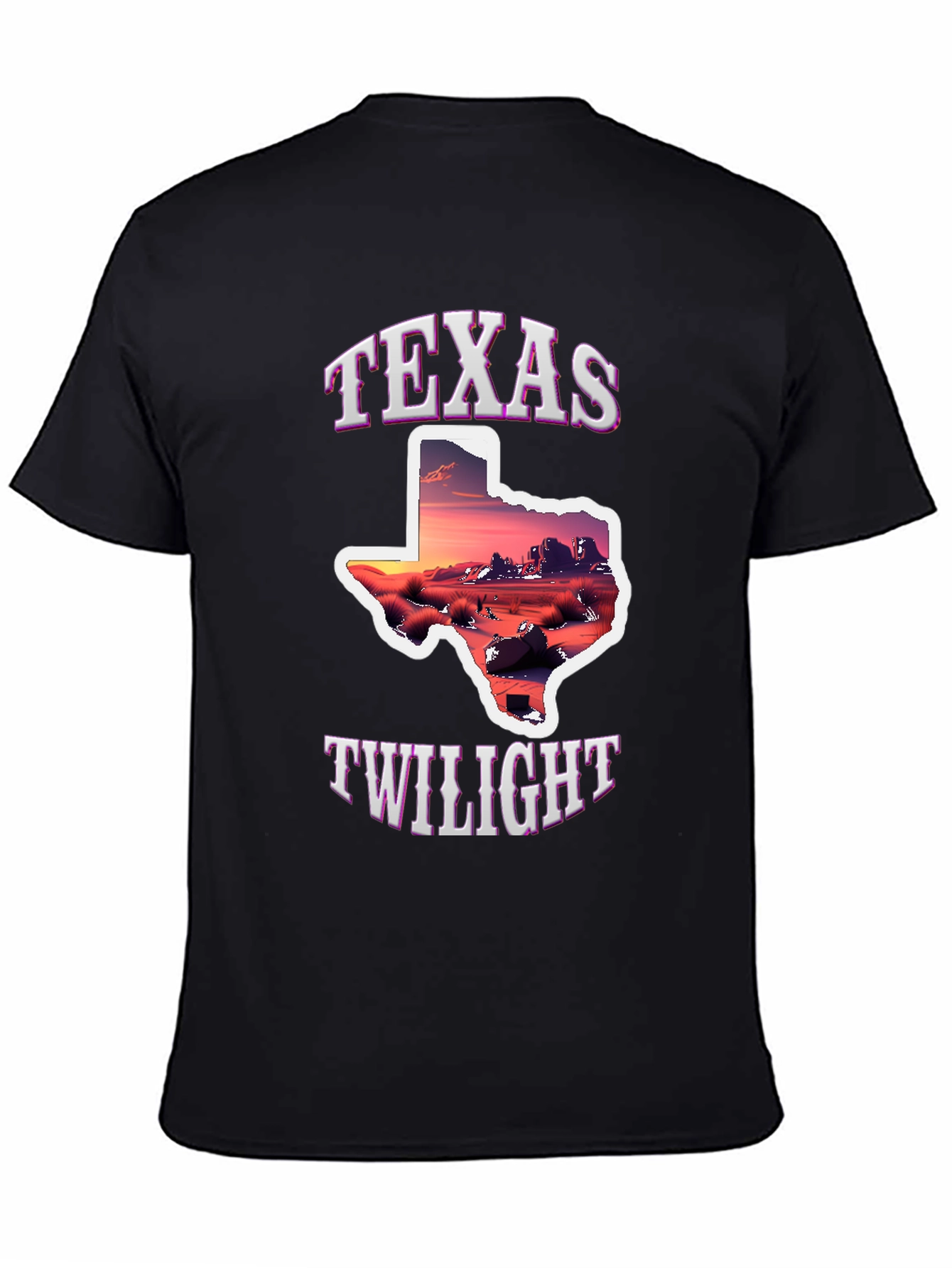 Texas Twilight Graphic Tee - Desert Sunset Shirt