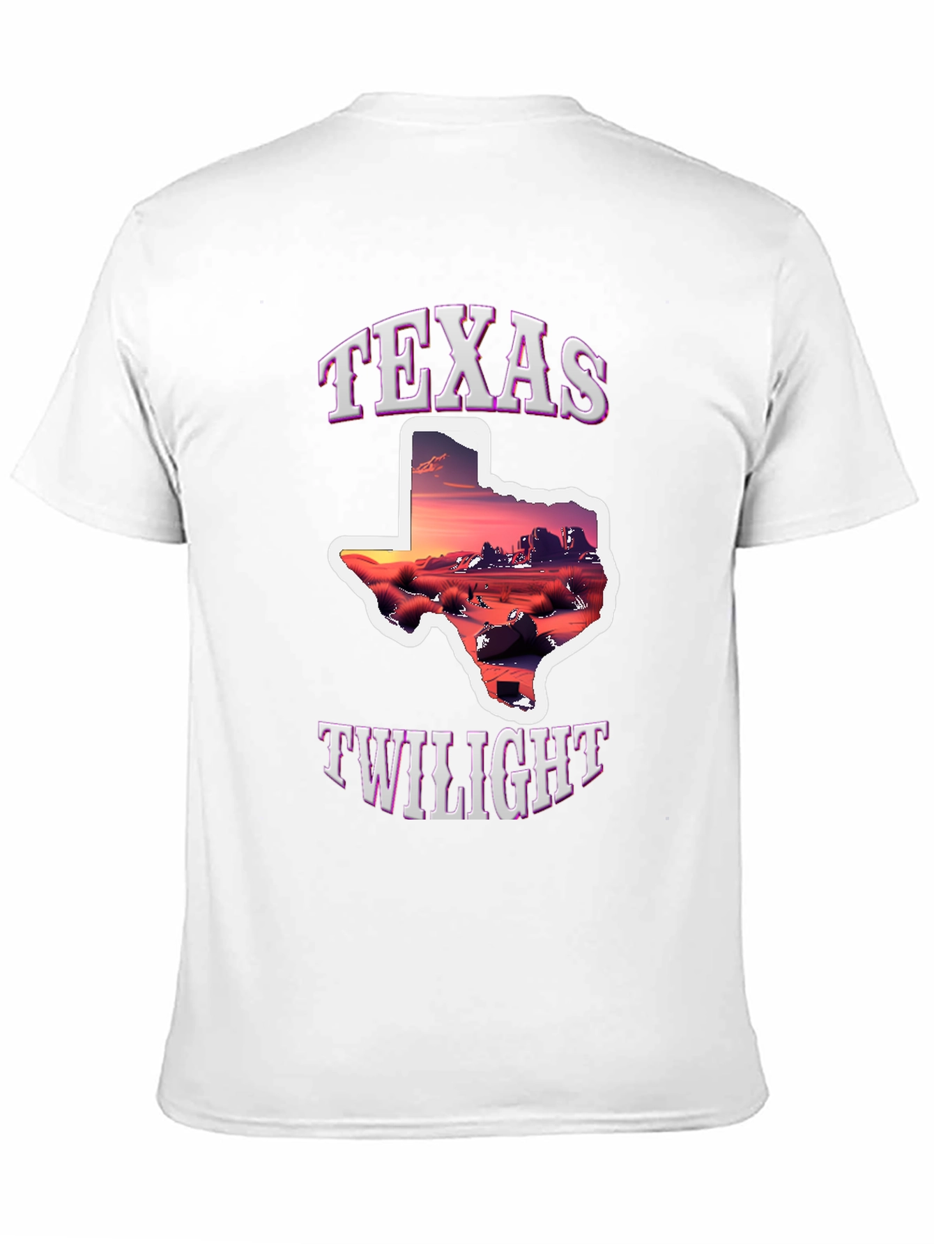 Texas Twilight Graphic Tee - Desert Sunset Shirt