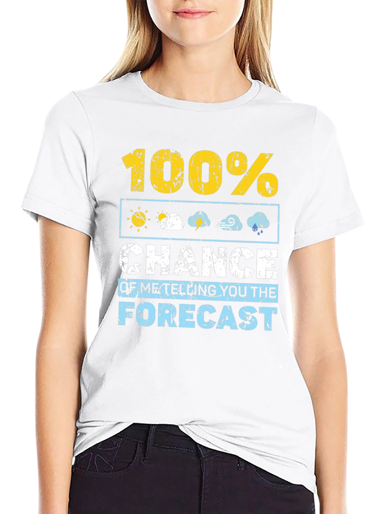 Humorous Weather Forecast T-Shirt