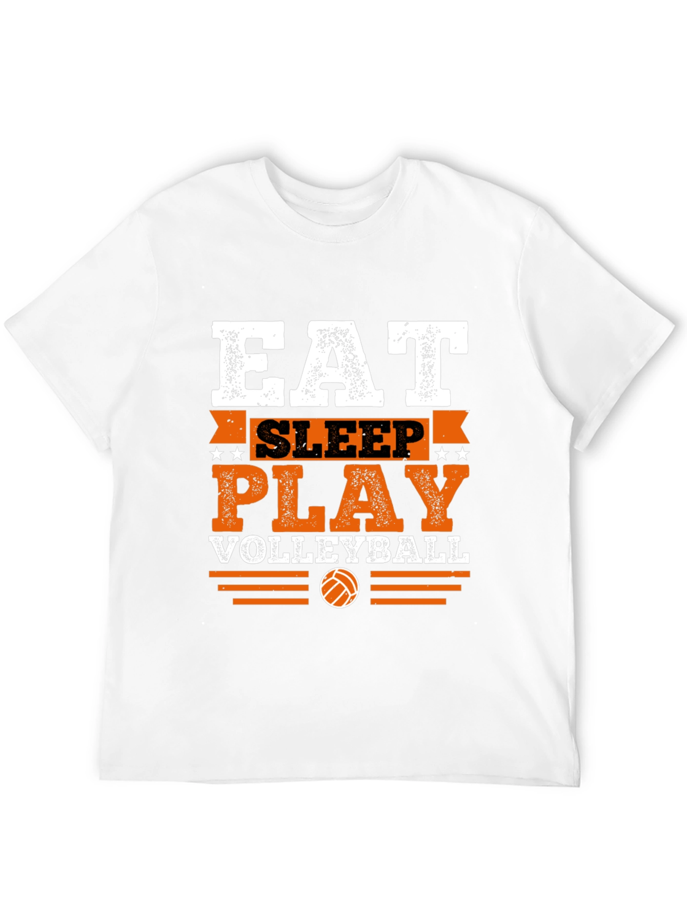 Eat Sleep Play Volleyball Graphic T-Shirt