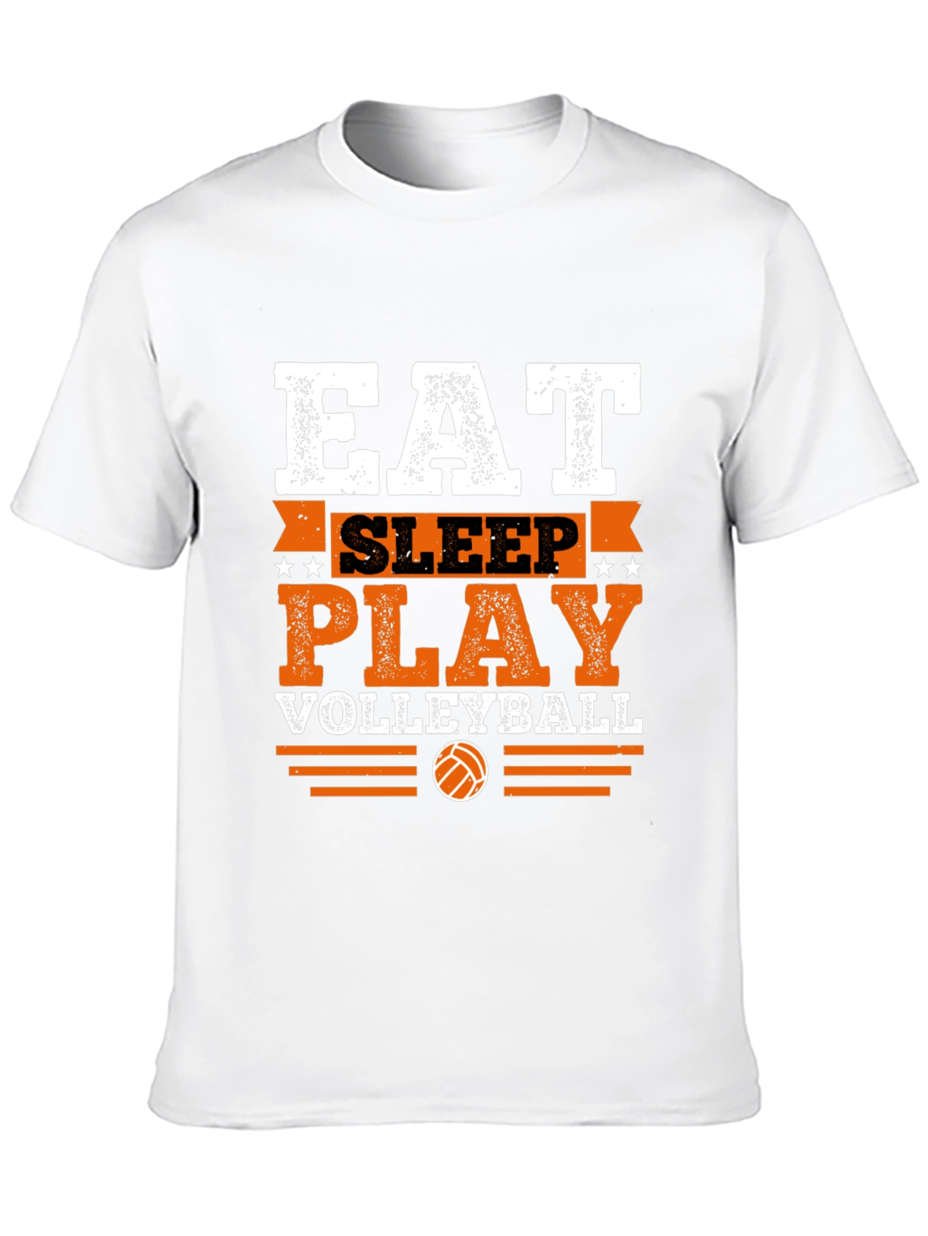 Eat Sleep Play Volleyball Graphic T-Shirt