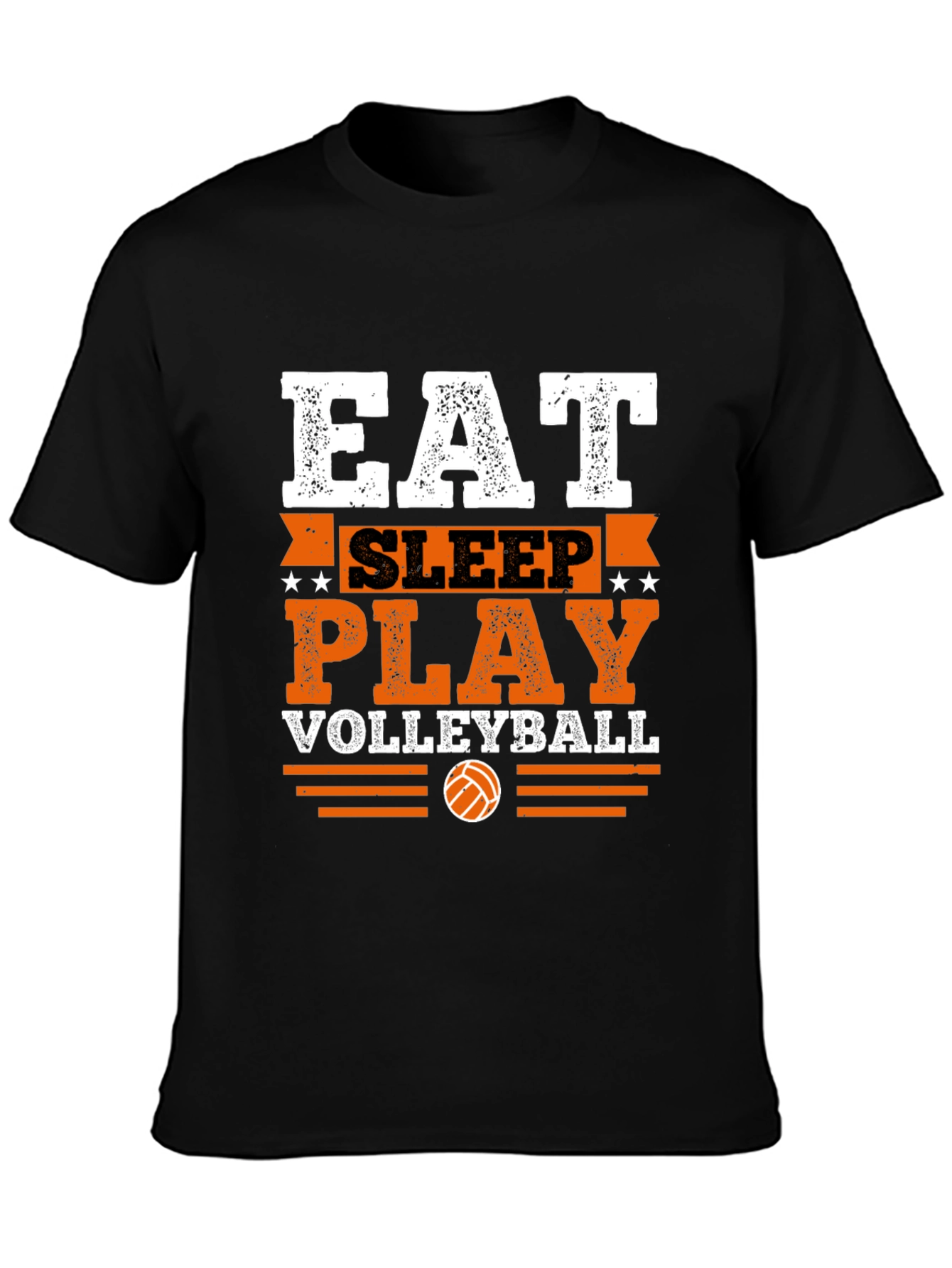 Eat Sleep Play Volleyball Graphic T-Shirt