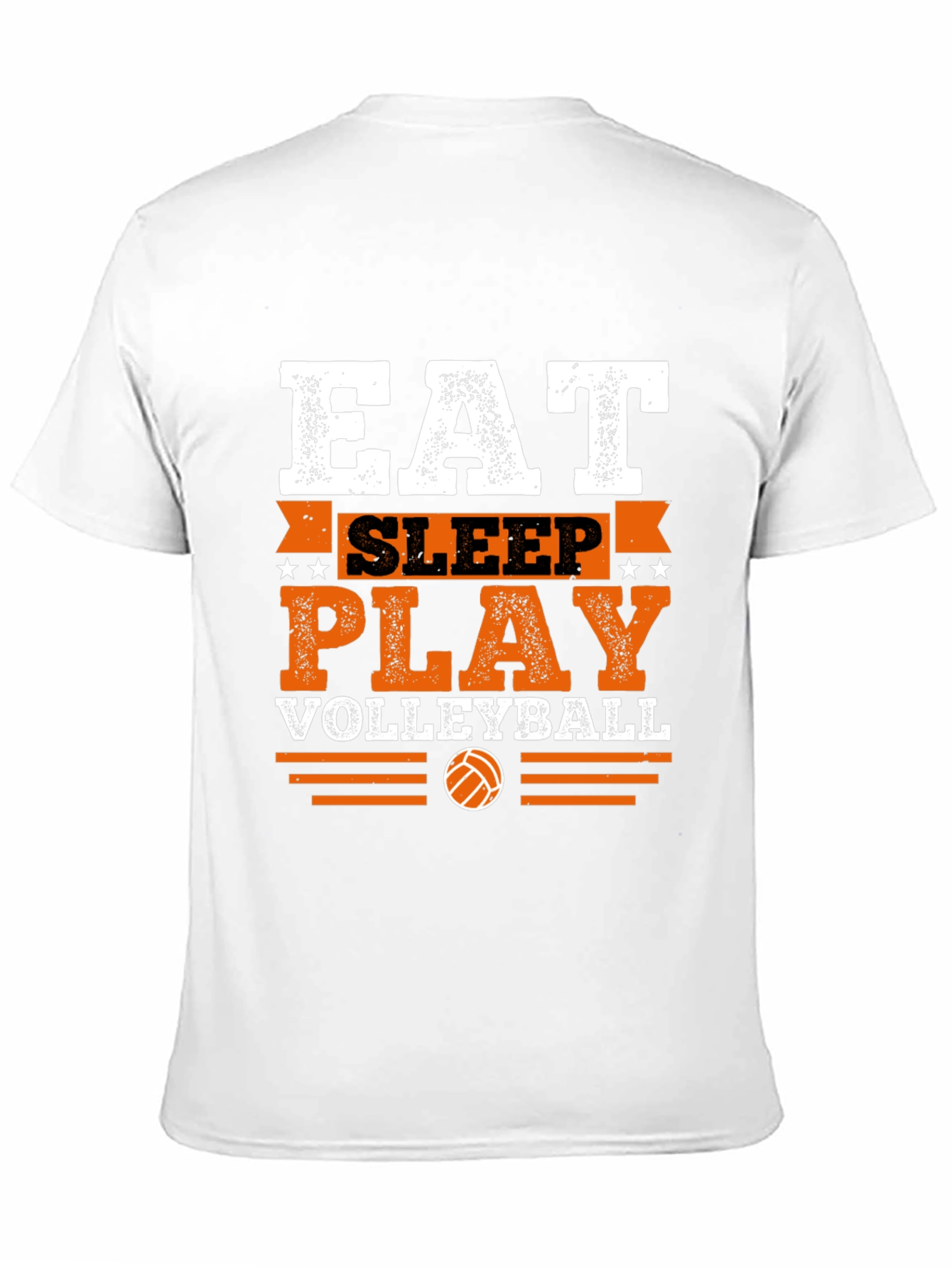 Eat Sleep Play Volleyball Graphic T-Shirt