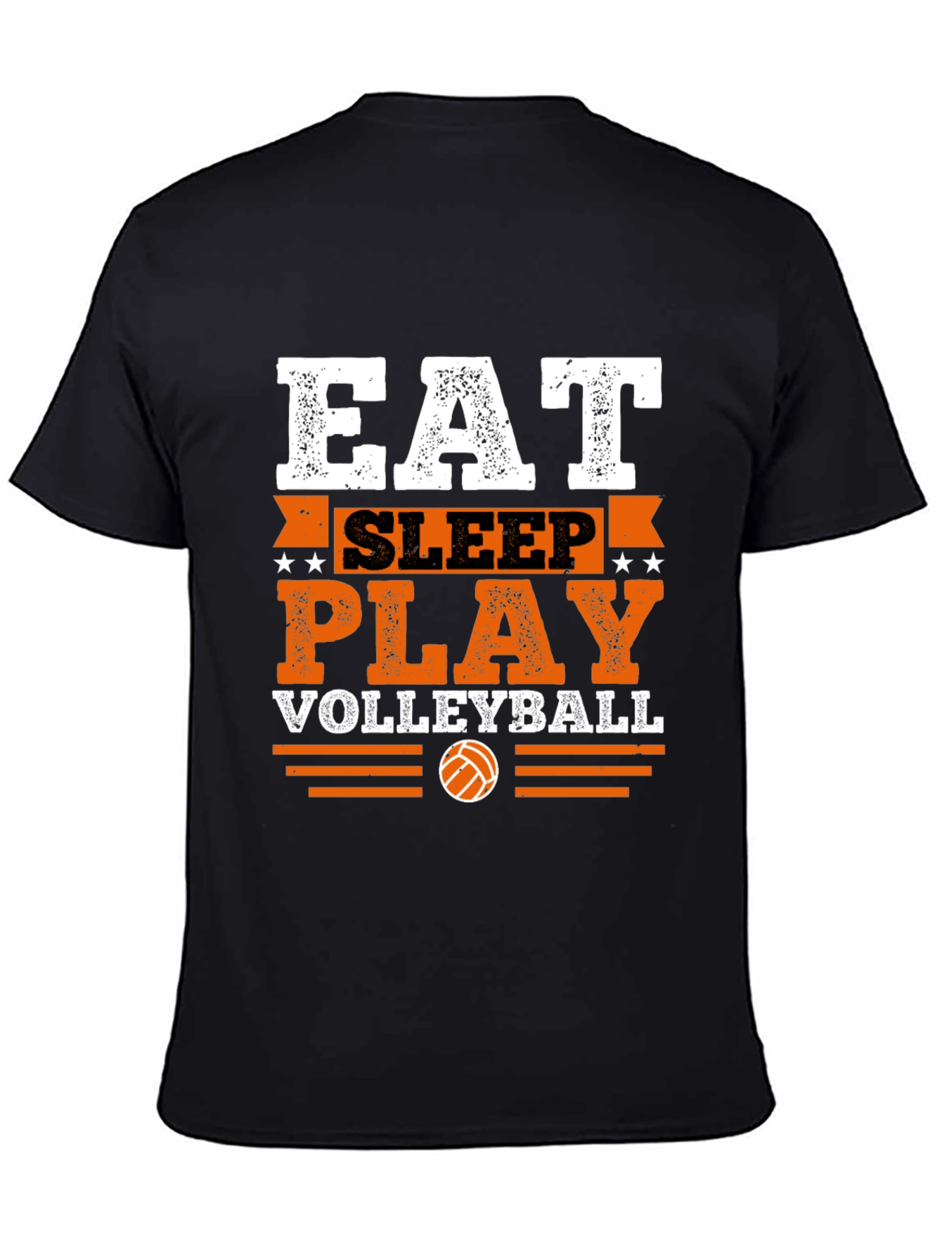 Eat Sleep Play Volleyball Graphic T-Shirt
