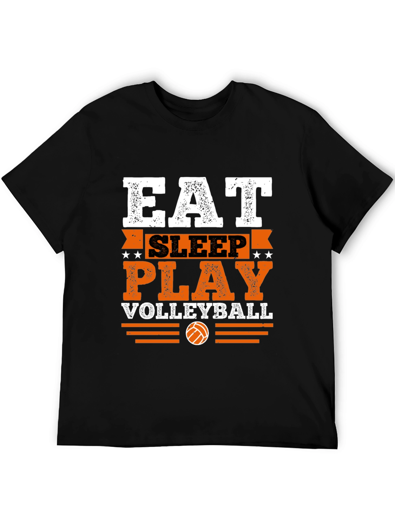 Eat Sleep Play Volleyball Graphic T-Shirt
