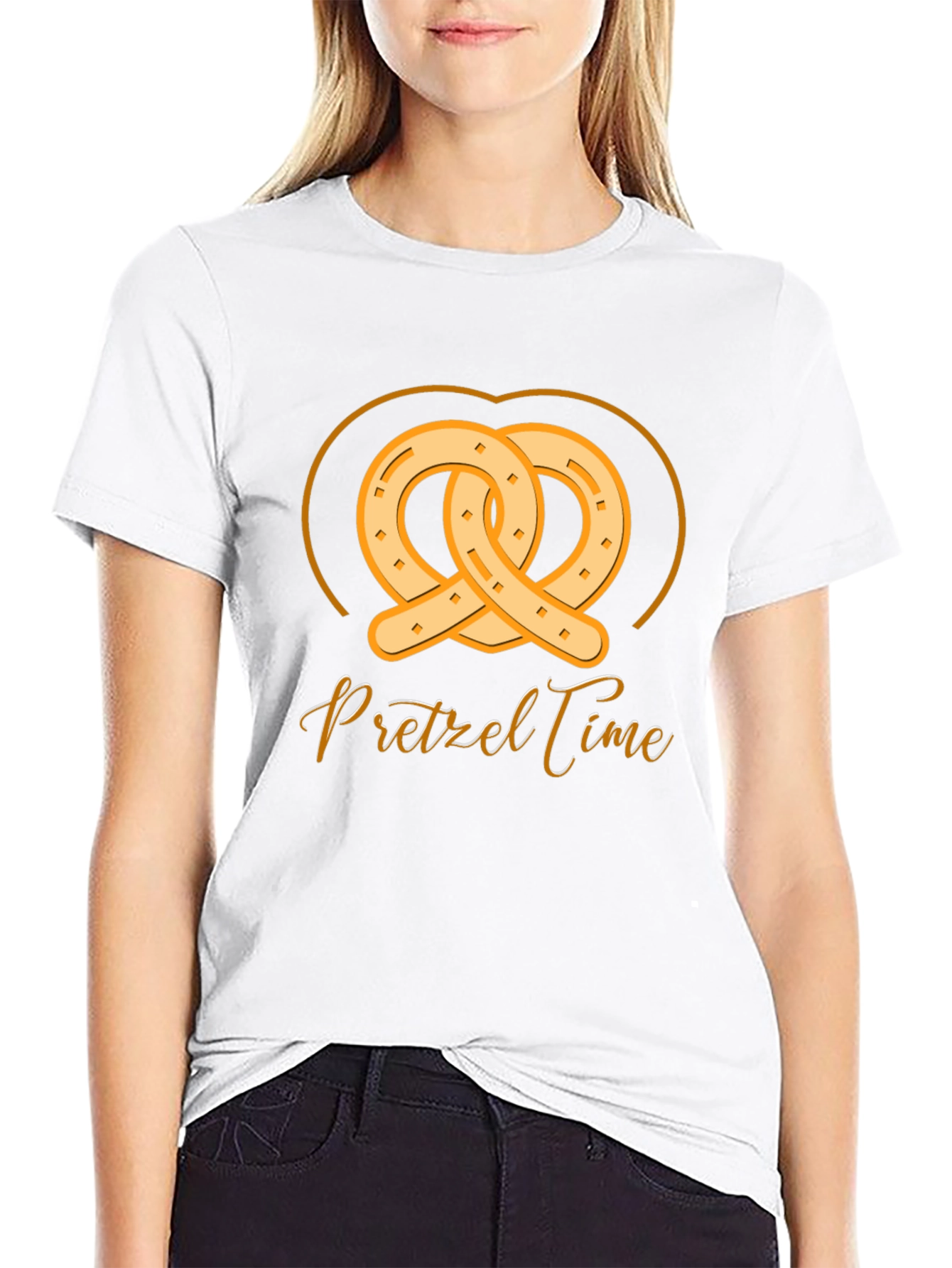 Pretzel Time Graphic T-Shirt - Soft Cotton Tee