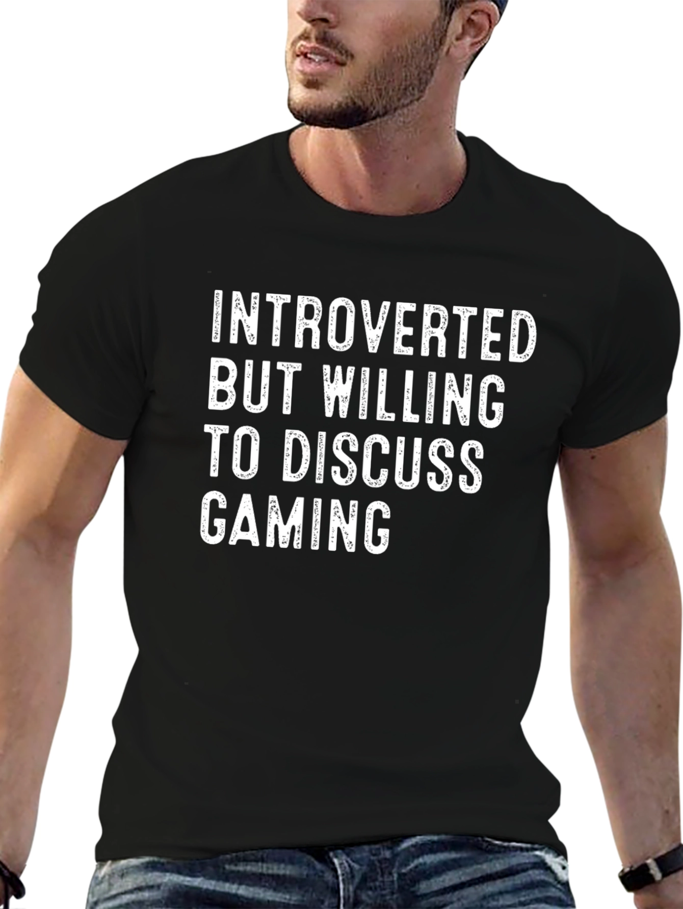 Introverted Gaming T-Shirt - Funny Gamer Tee