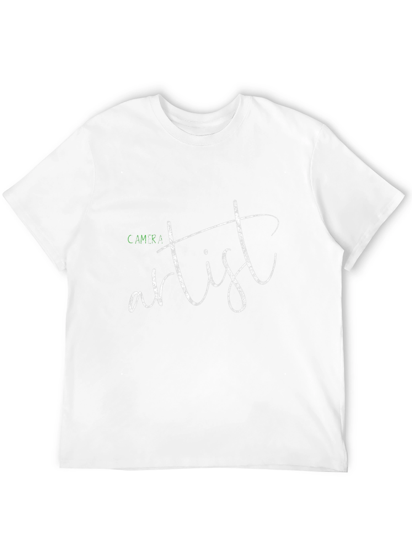 Camera Artist Graphic T-Shirt - Black