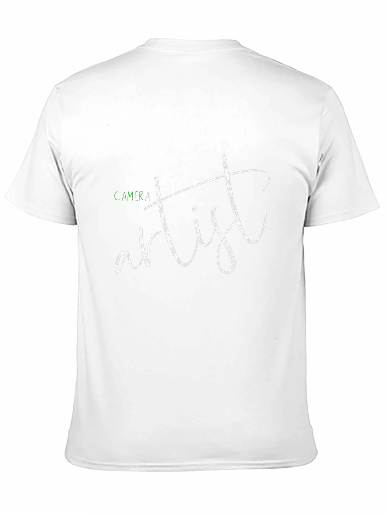 Camera Artist Graphic T-Shirt - Black