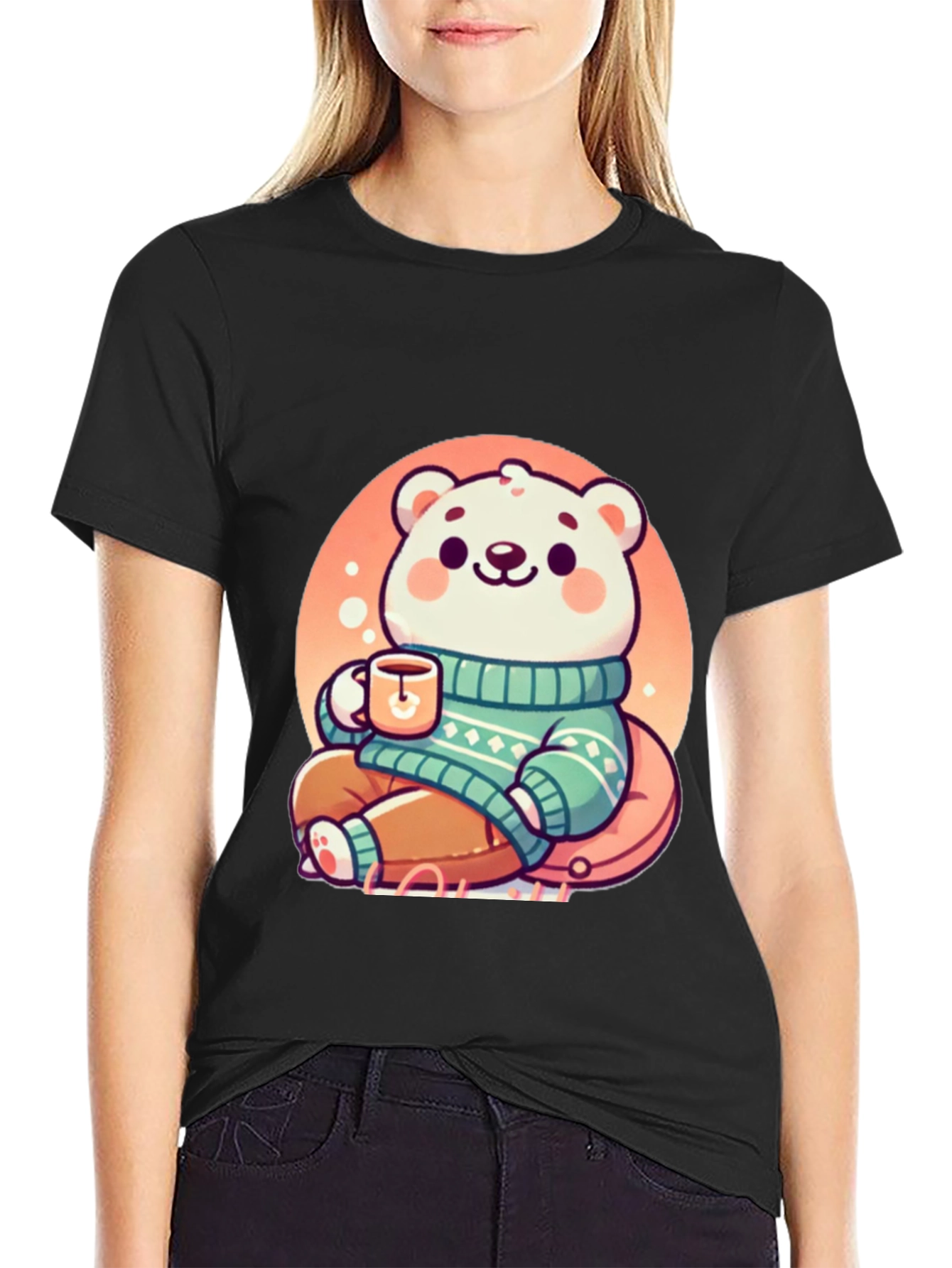 Cute Cartoon Bear T-Shirt