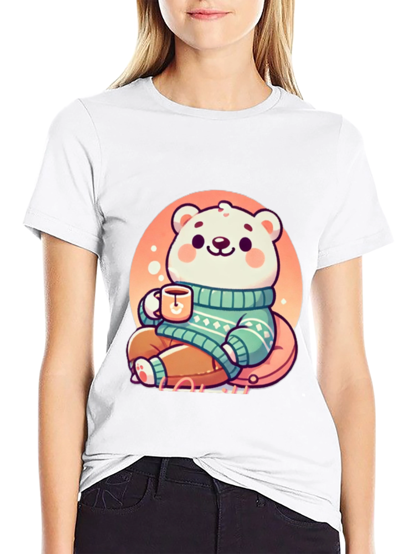 Cute Cartoon Bear T-Shirt