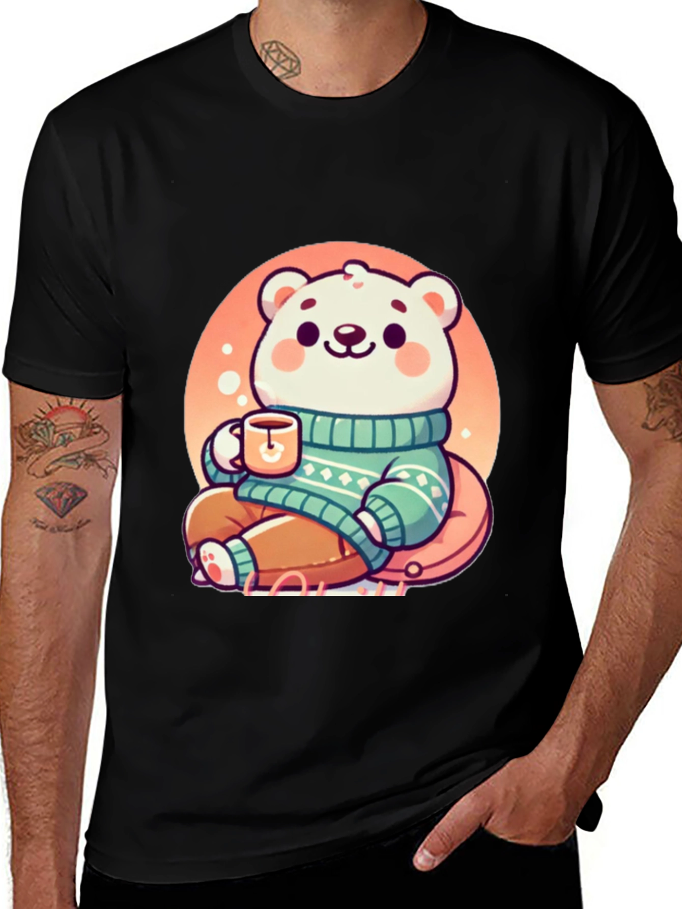 Cute Cartoon Bear T-Shirt