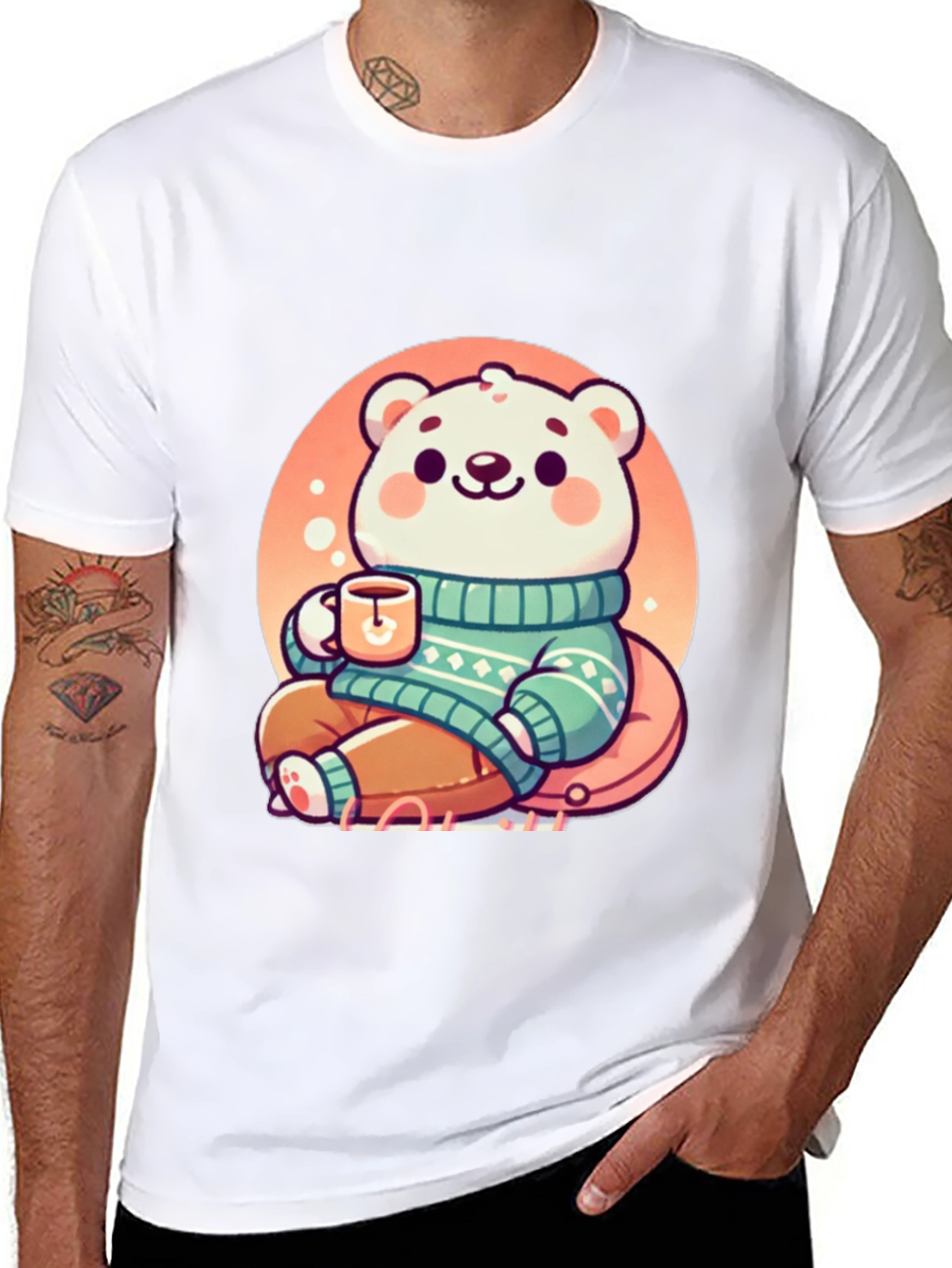 Cute Cartoon Bear T-Shirt