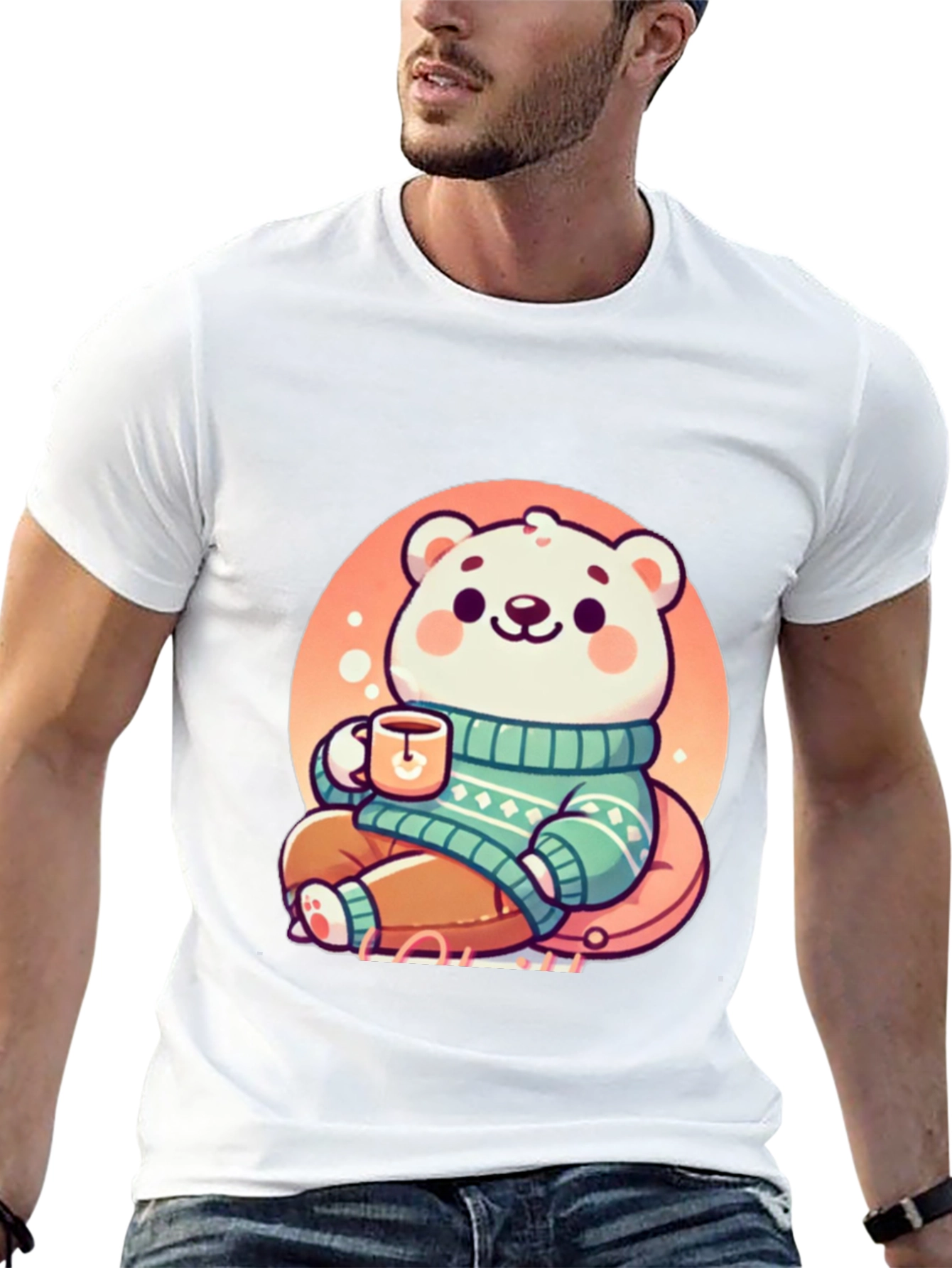 Cute Cartoon Bear T-Shirt