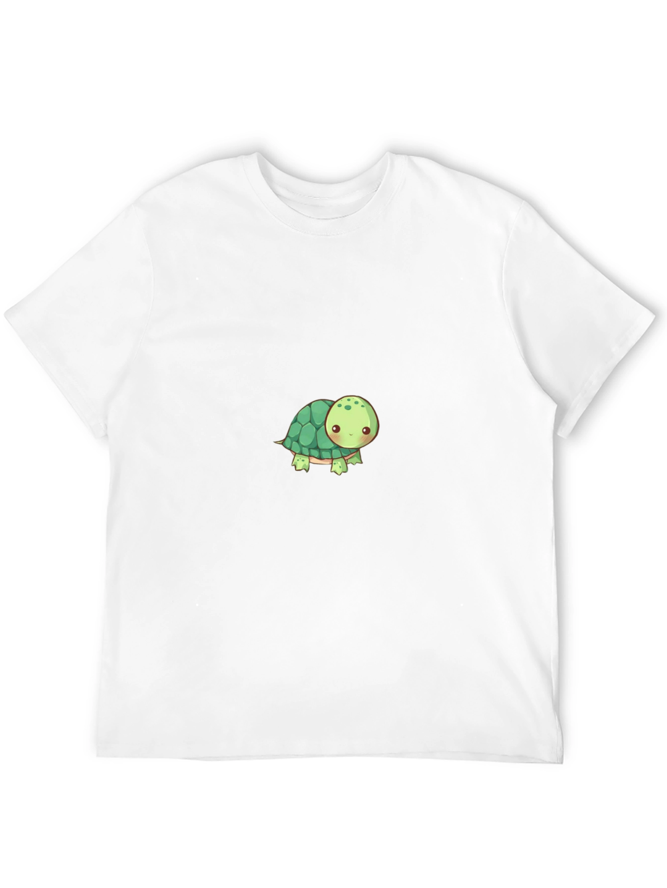 Cute Turtle Graphic Tee - Black Casual Shirt
