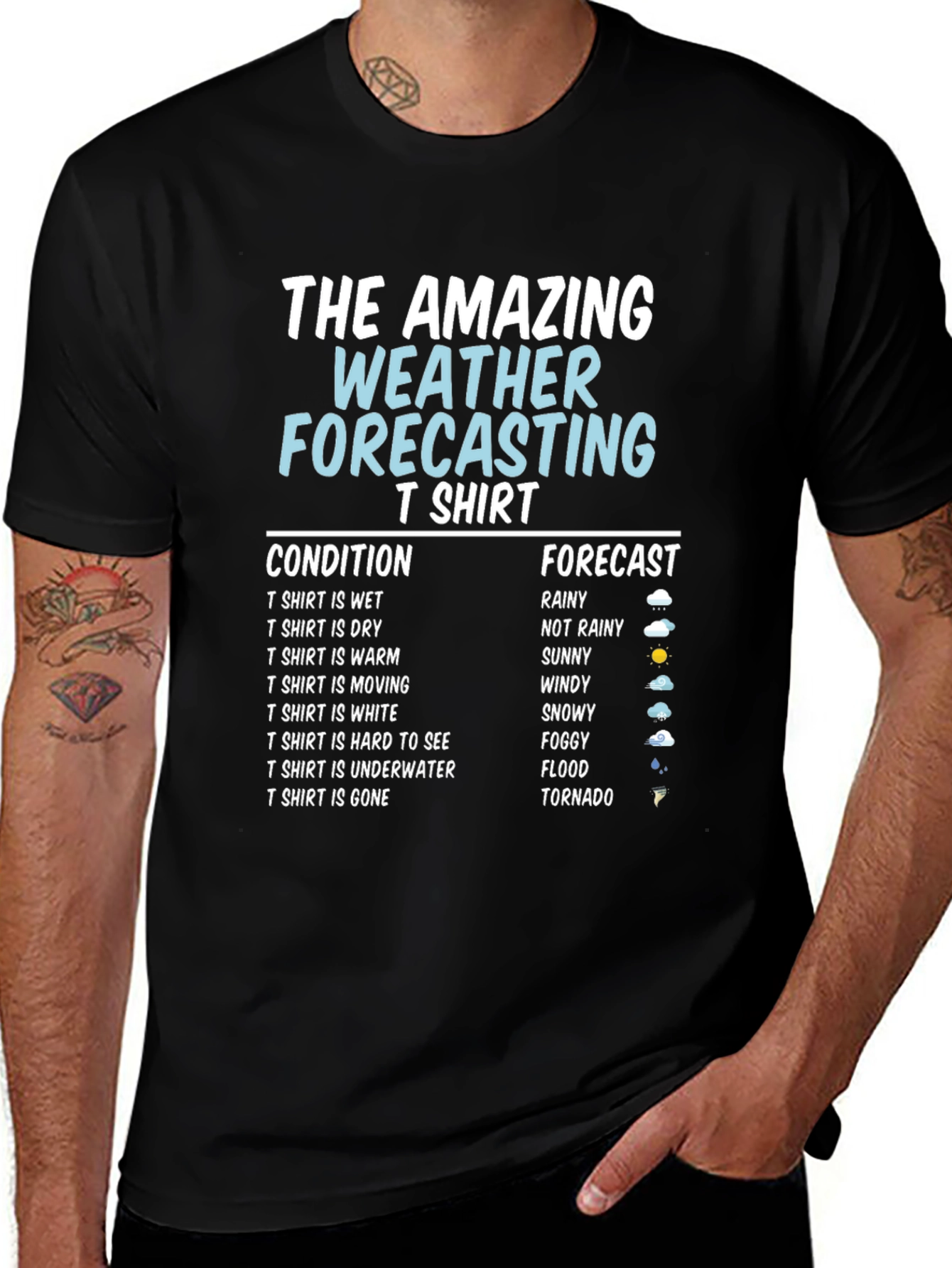 Amazing Weather Forecasting T-Shirt - Funny Gift