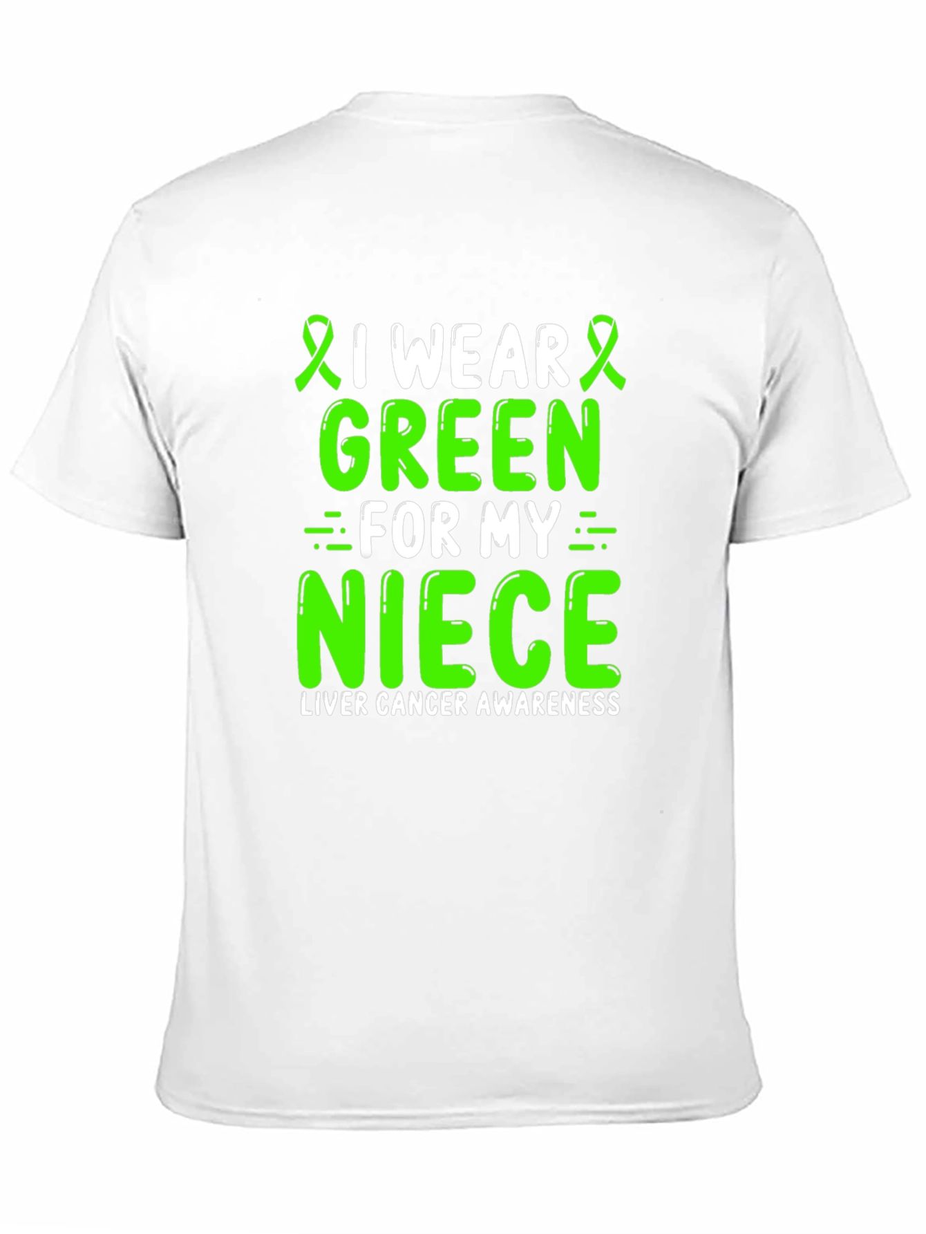 Green Ribbon Liver Cancer Awareness T-Shirt