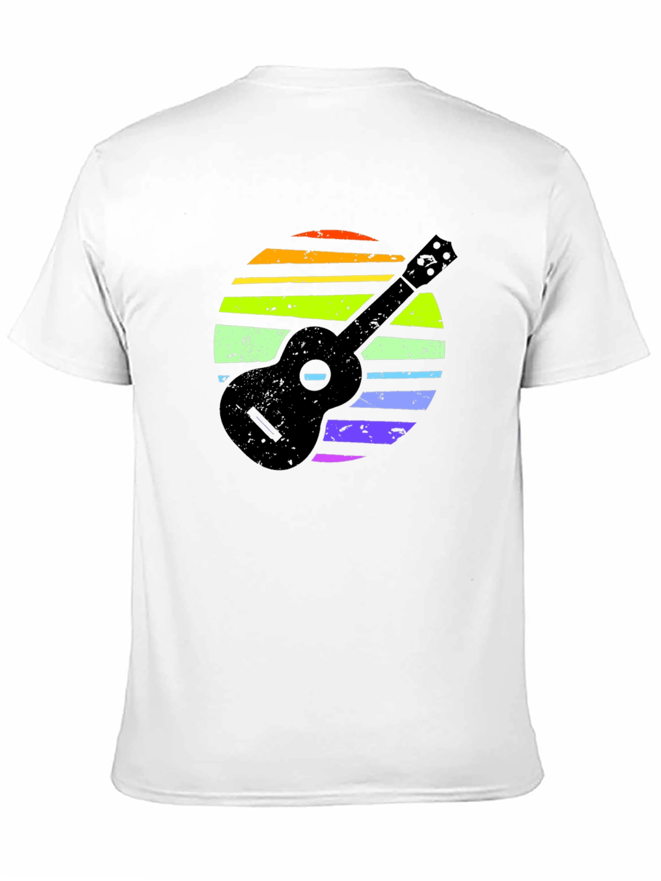 Ukulele Rainbow Sunset T-Shirt