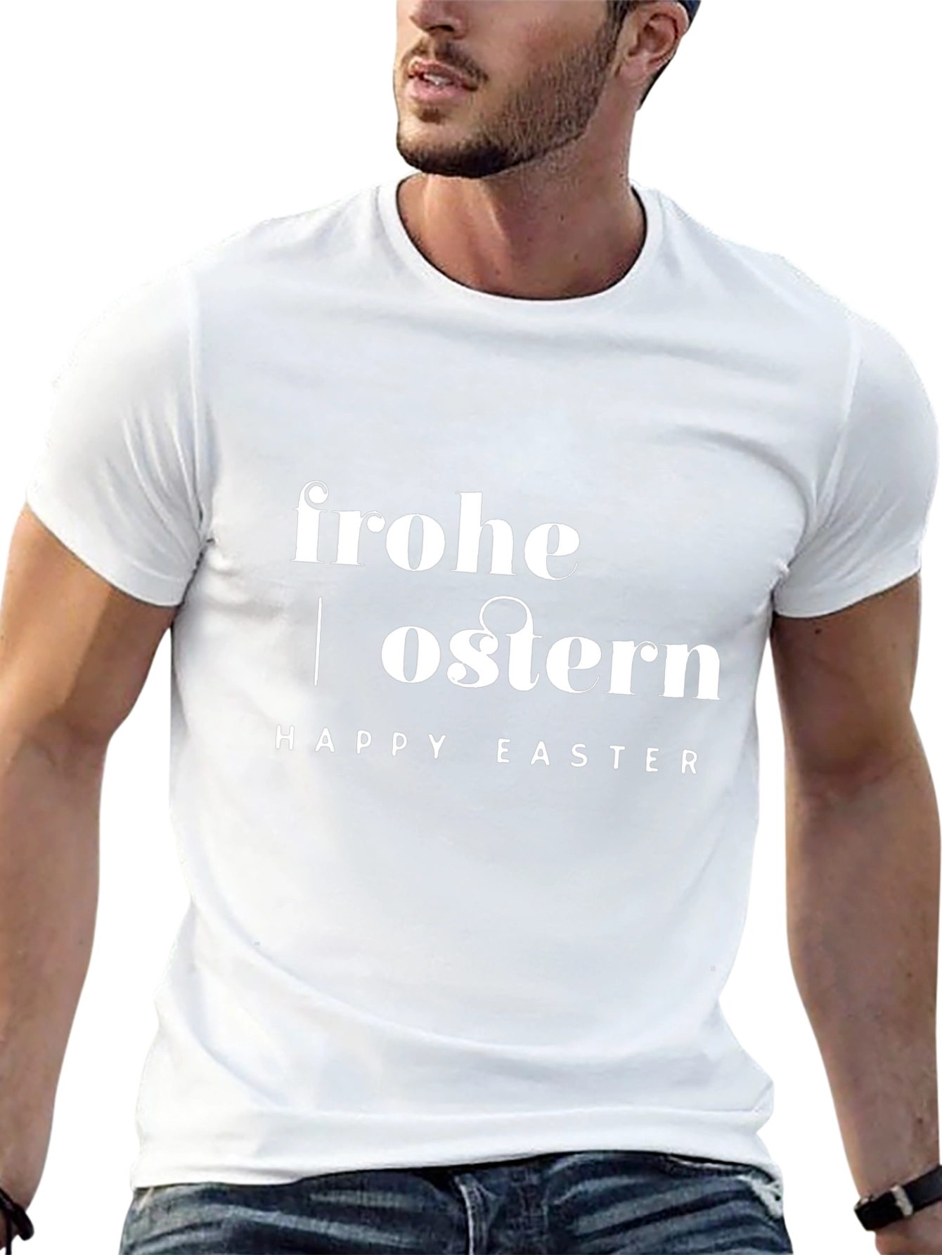 Frohe Ostern Graphic T-Shirt - Happy Easter Tee